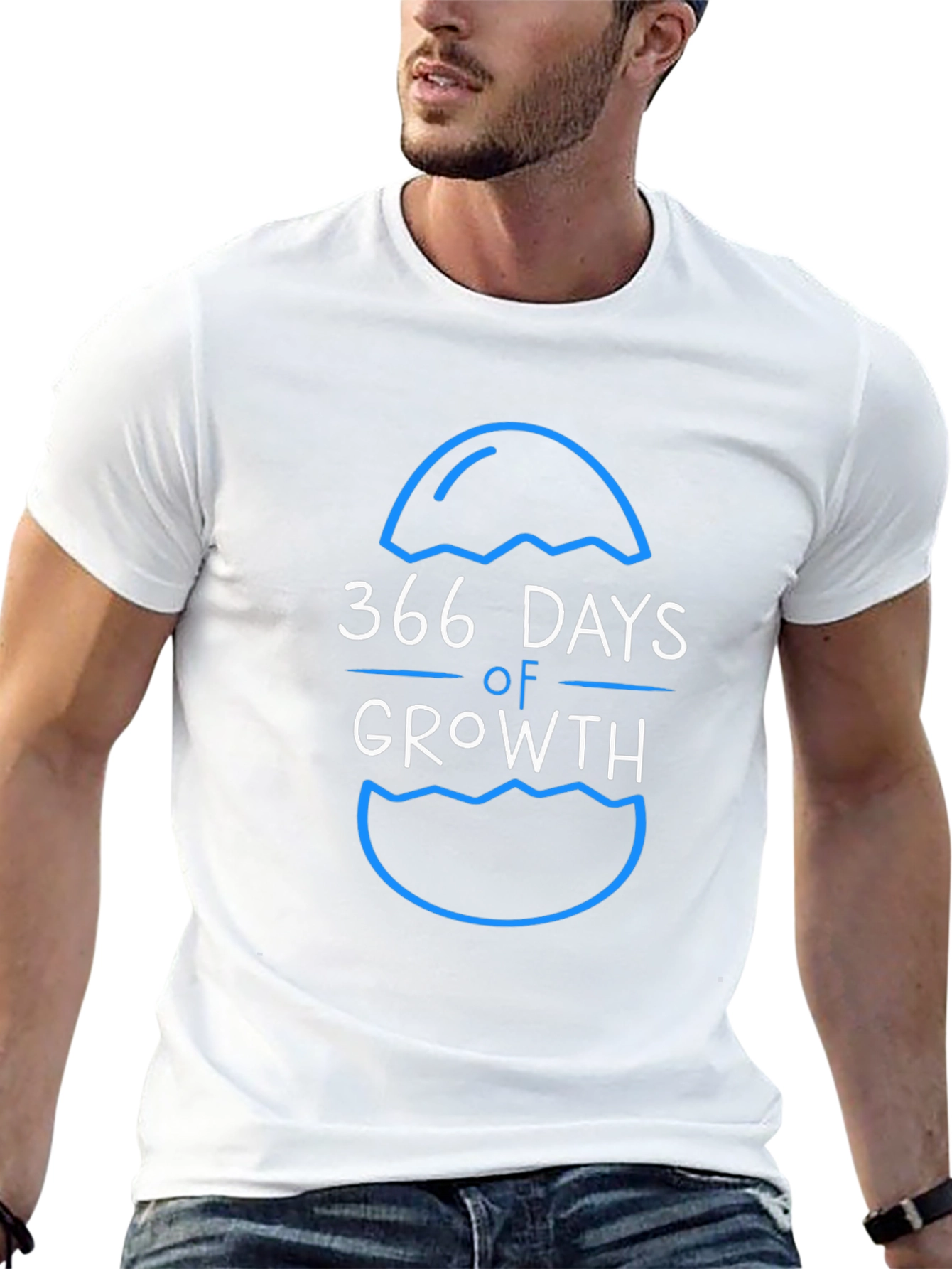 366 Days of Growth Graphic Tee - Black