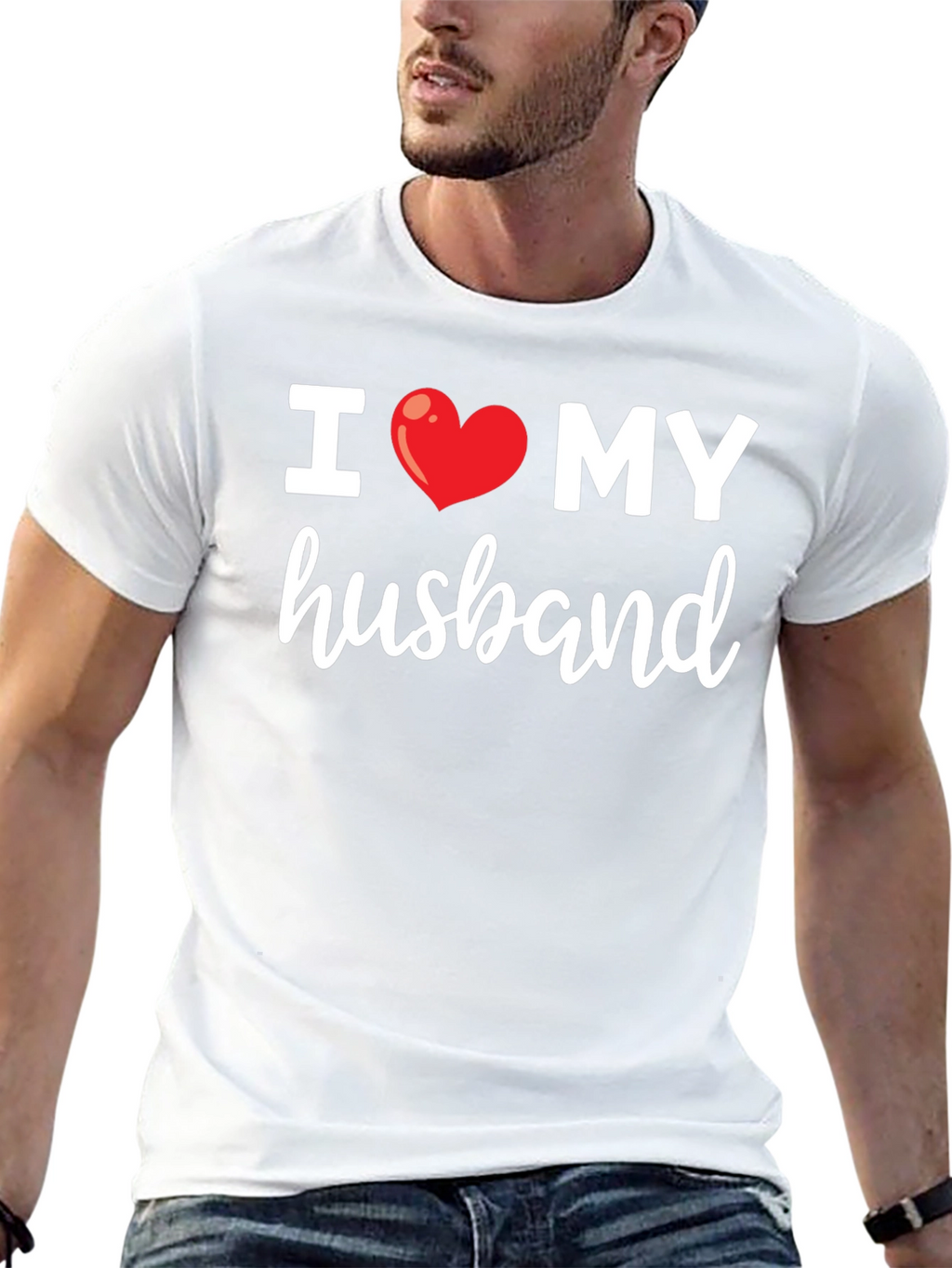 I Heart My Husband T-Shirt - Cute Wife Gift