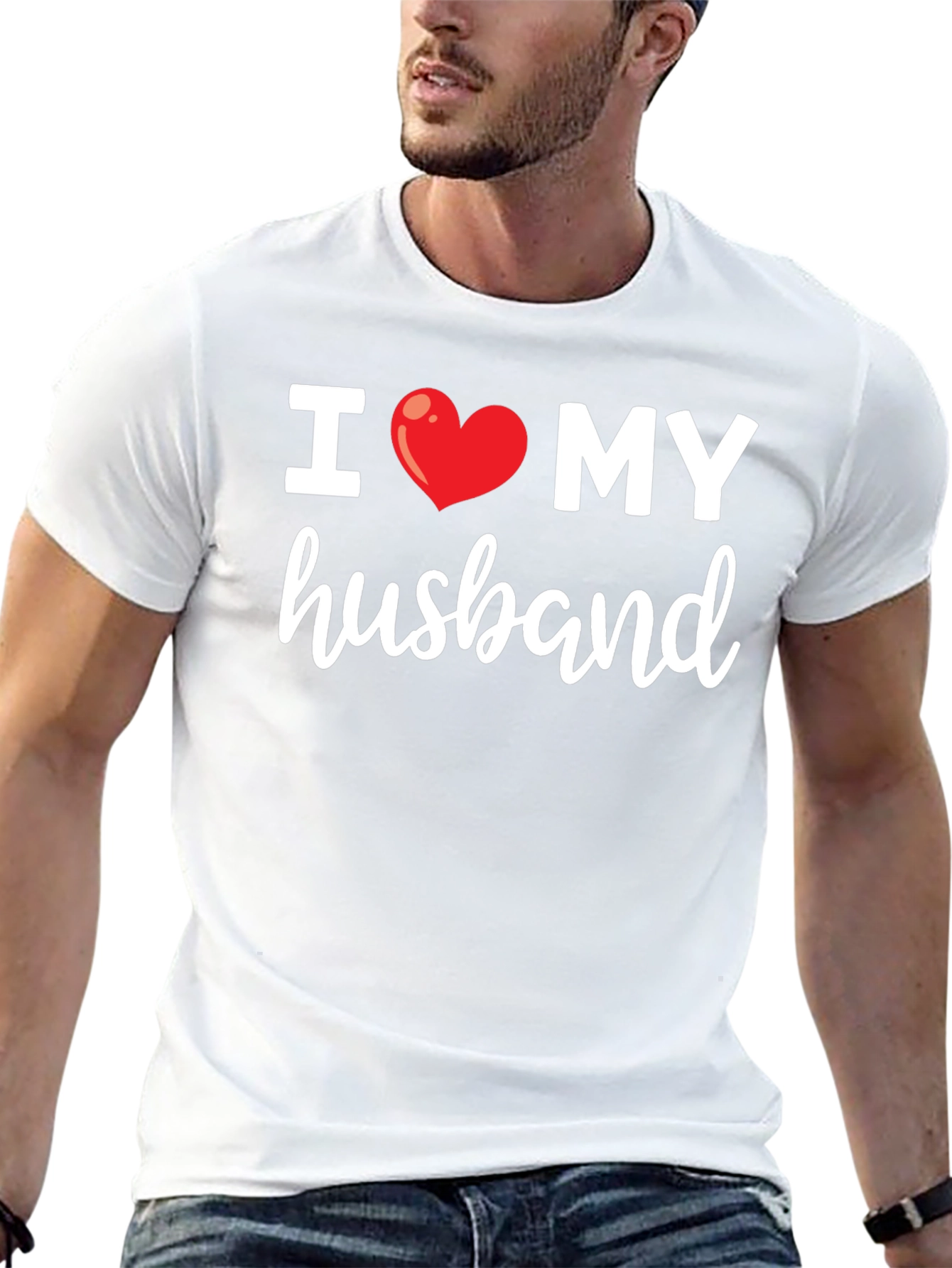 I Heart My Husband T-Shirt - Cute Wife Gift