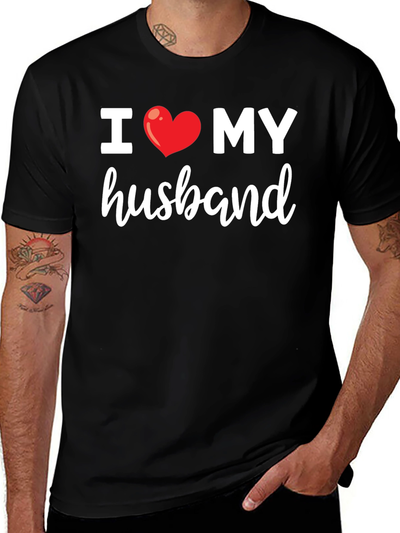 I Heart My Husband T-Shirt - Cute Wife Gift