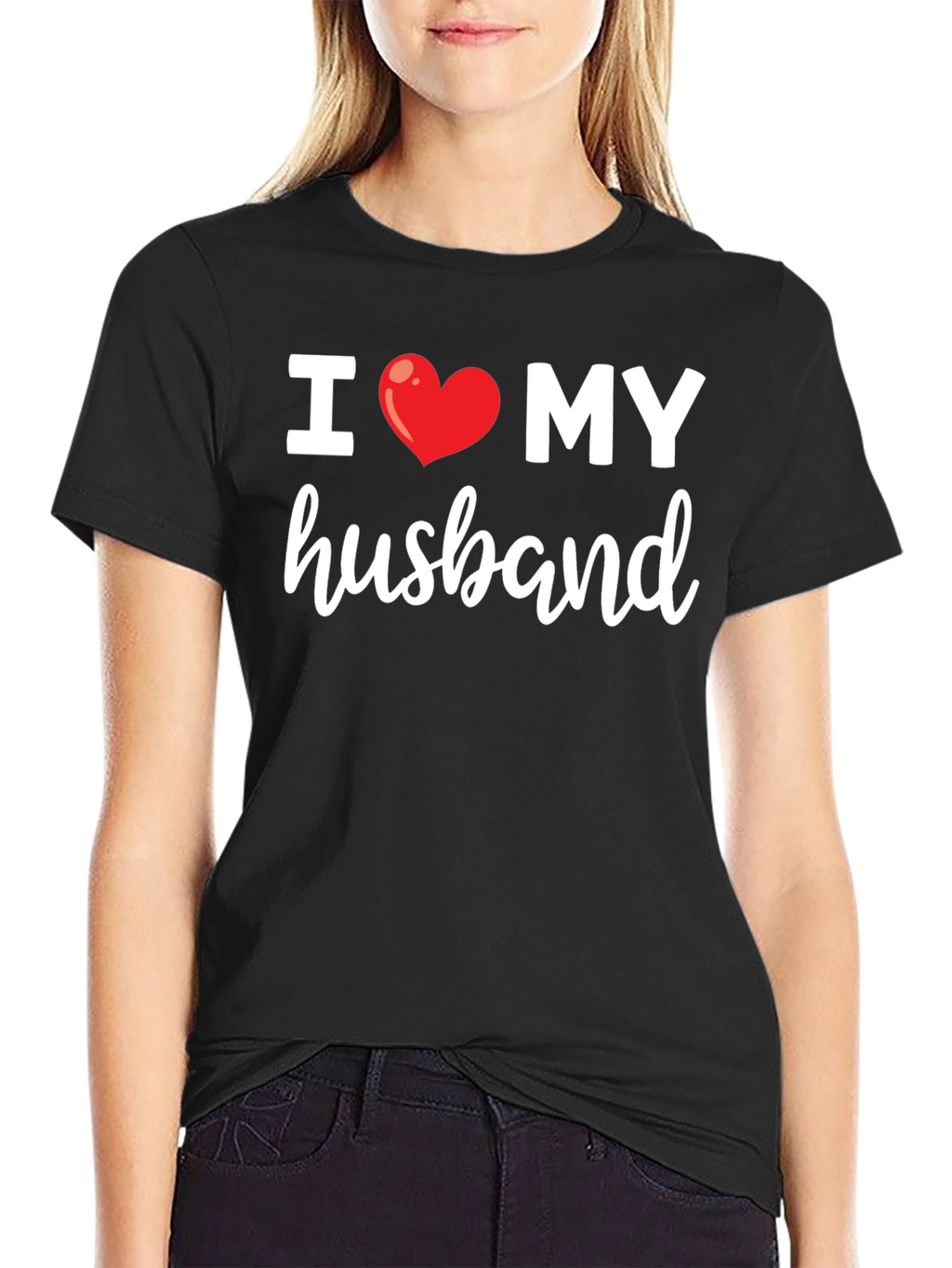 I Heart My Husband T-Shirt - Cute Wife Gift