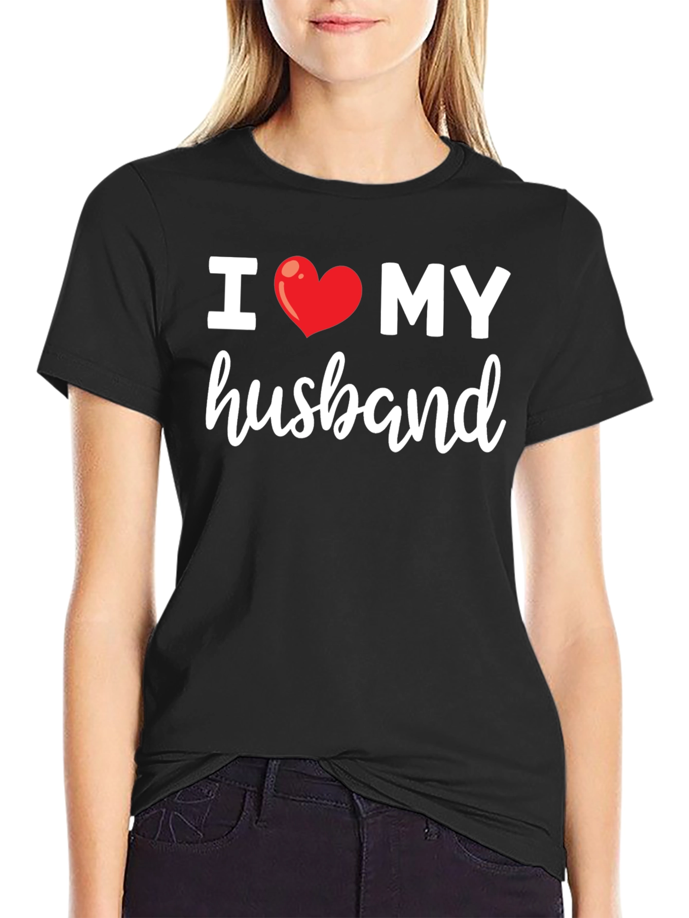 I Heart My Husband T-Shirt - Cute Wife Gift