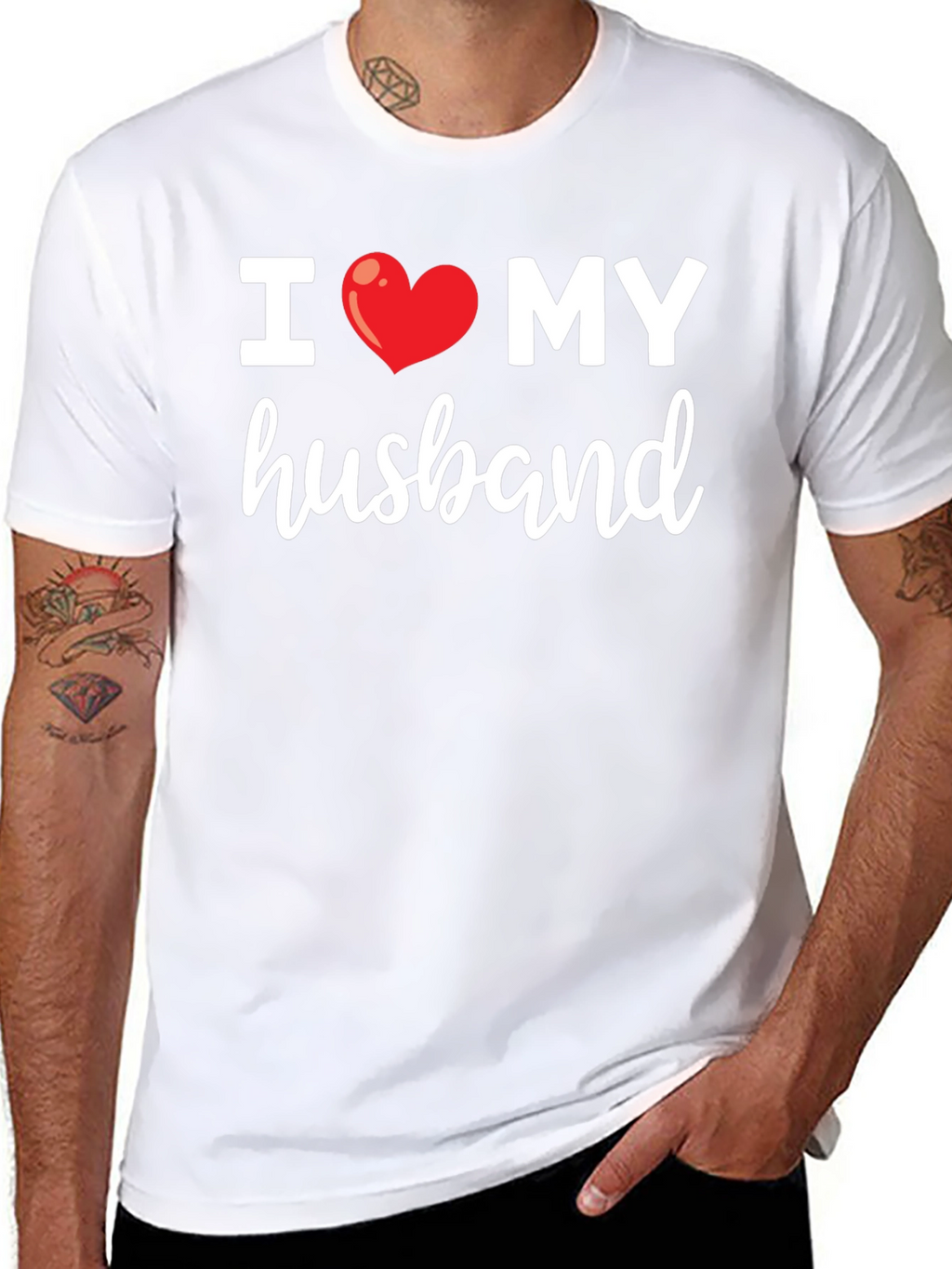 I Heart My Husband T-Shirt - Cute Wife Gift