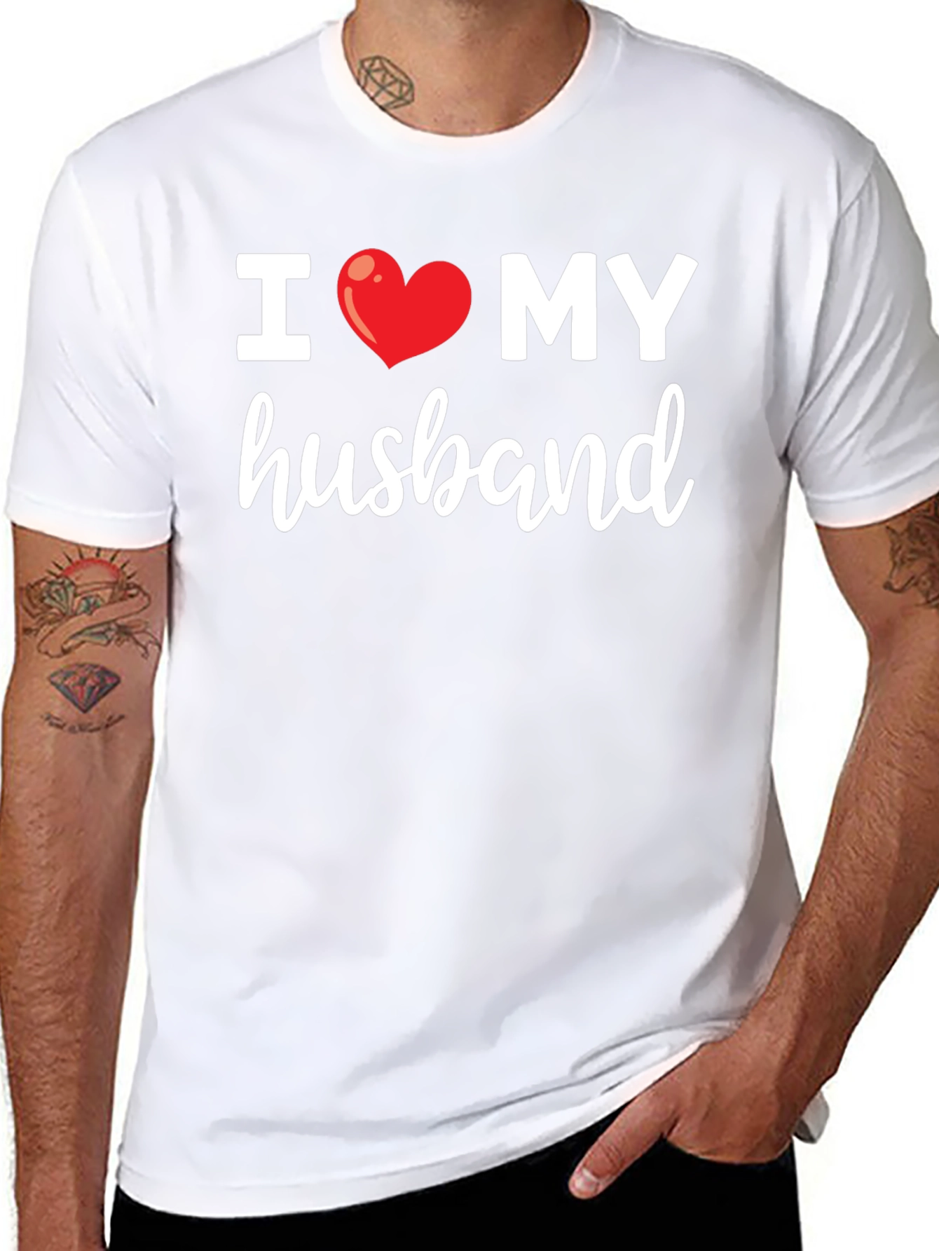 I Heart My Husband T-Shirt - Cute Wife Gift