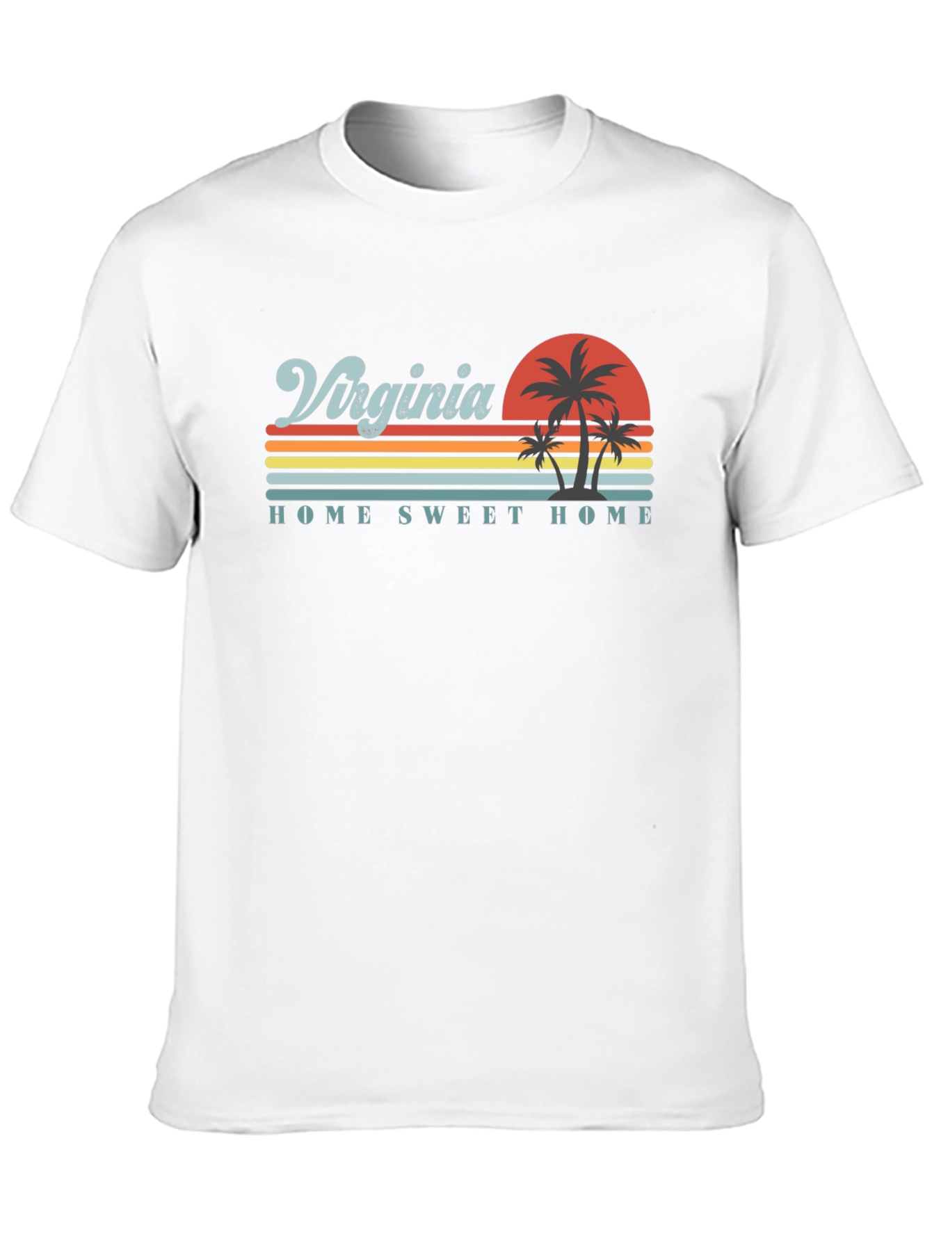 Virginia Home Sweet Home Retro Graphic T-Shirt