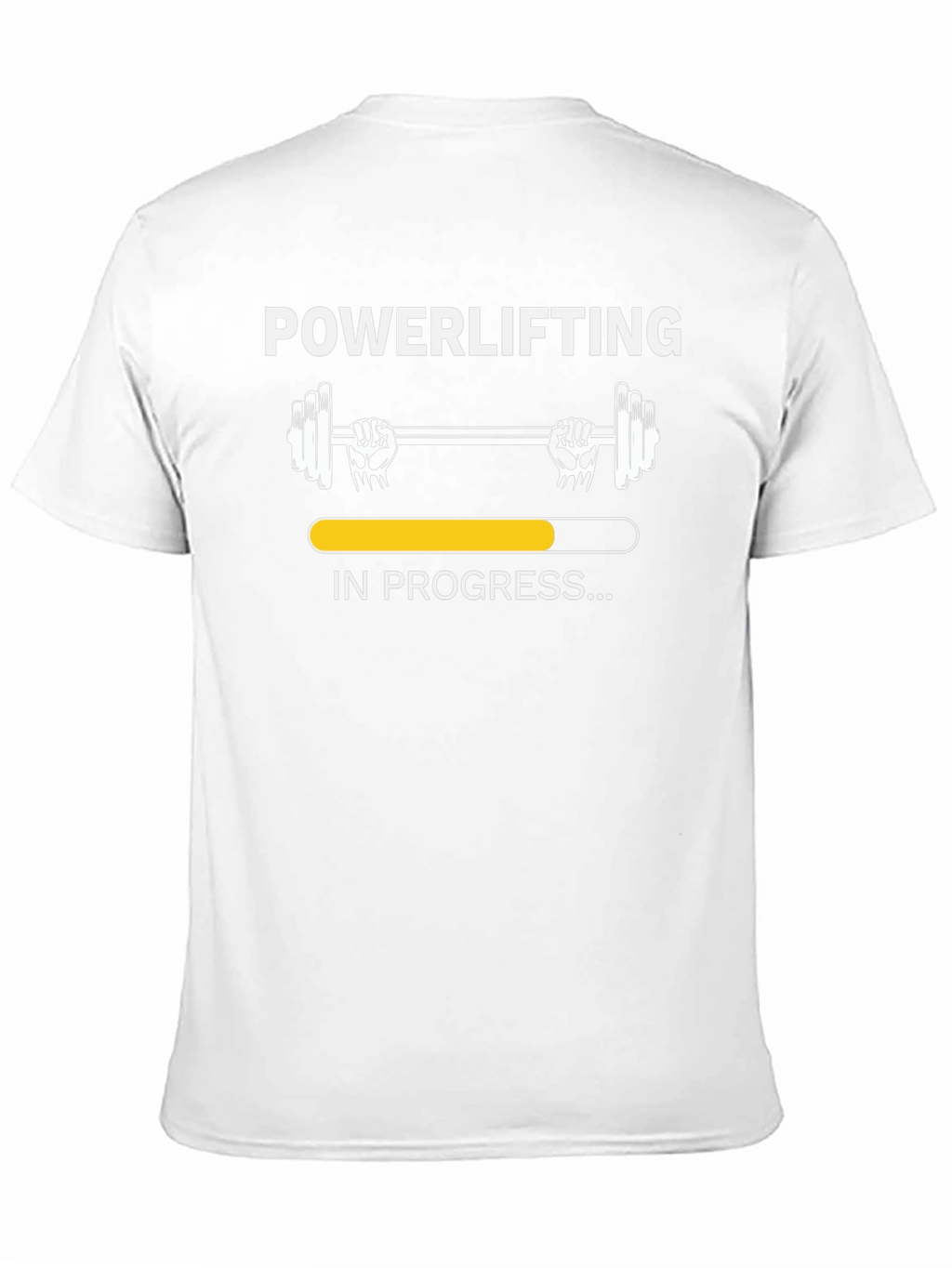 Powerlifting In Progress Black T-Shirt