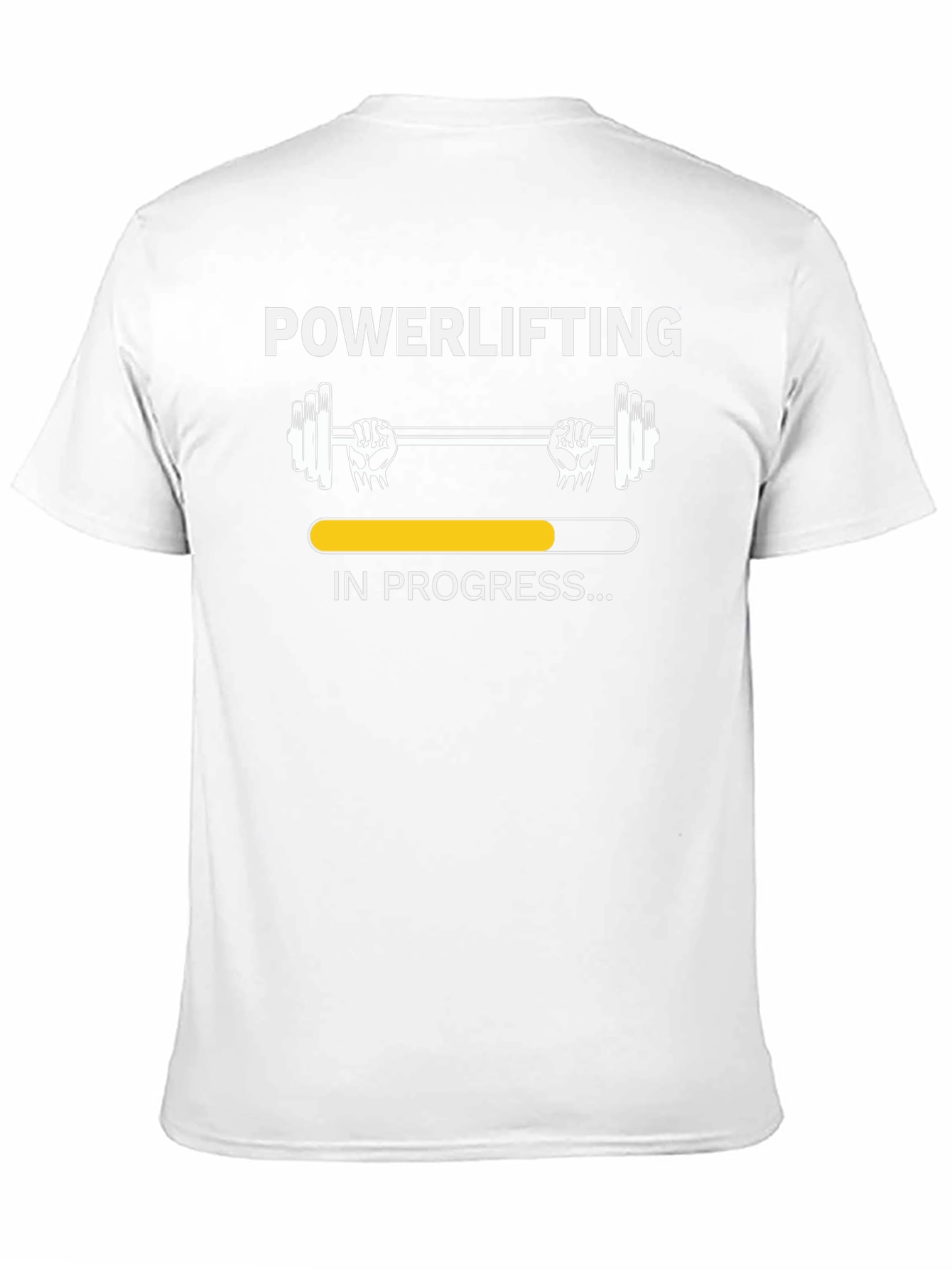 Powerlifting In Progress Black T-Shirt