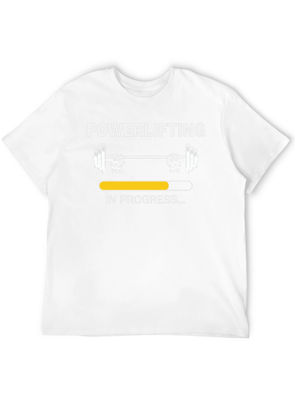 Powerlifting In Progress Black T-Shirt