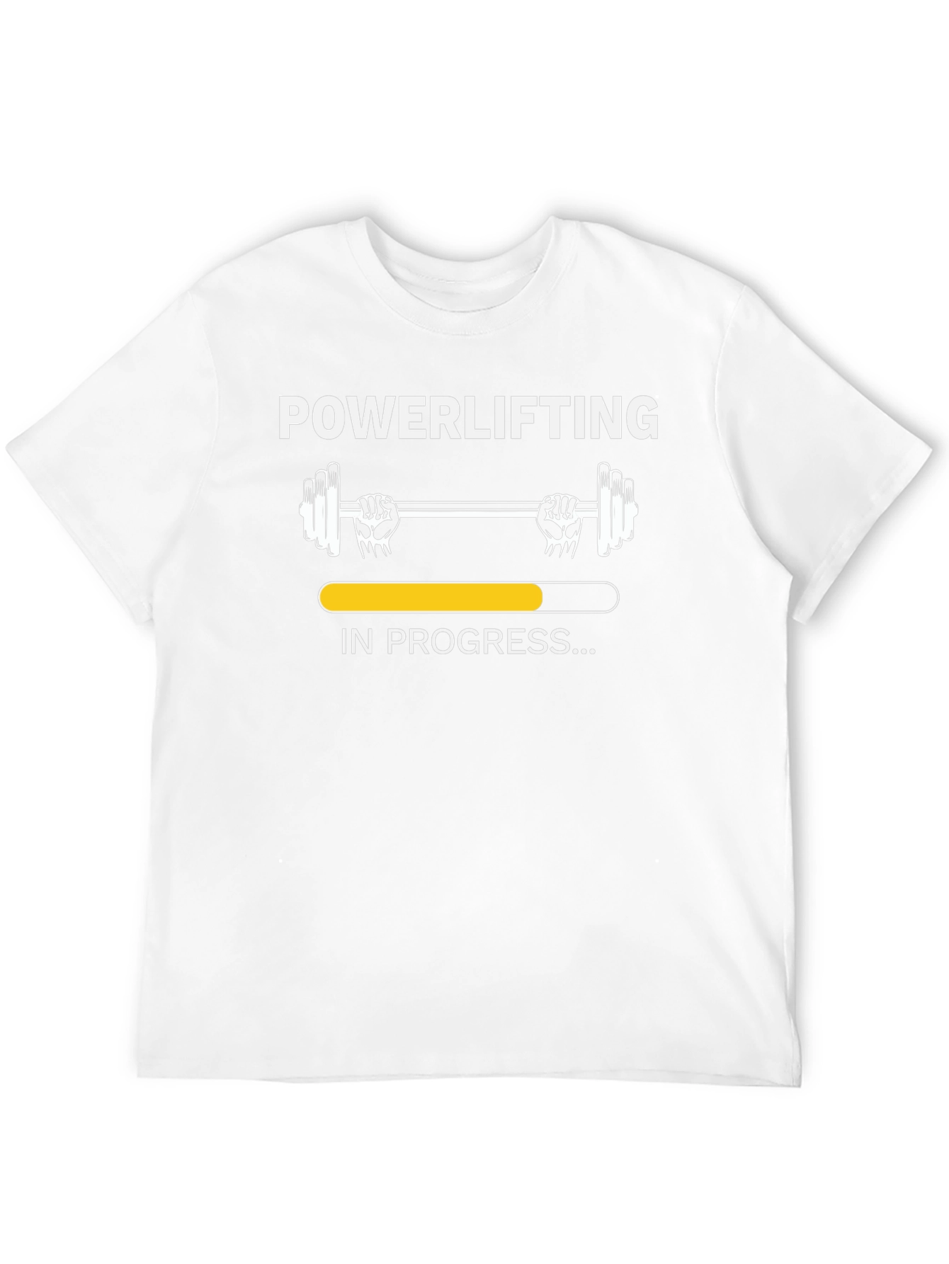 Powerlifting In Progress Black T-Shirt