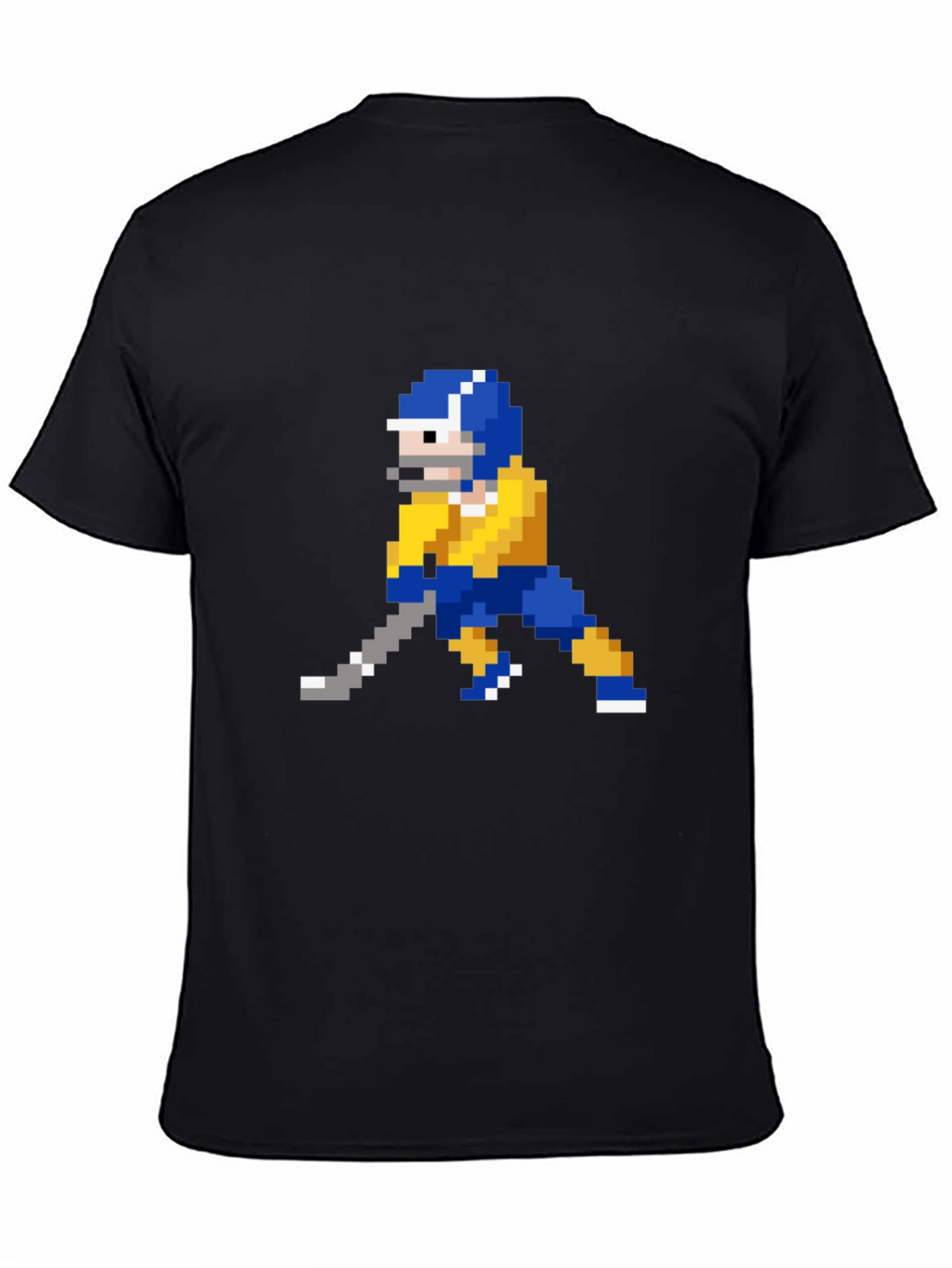 Retro 8-Bit Hockey Player Graphic T-Shirt
