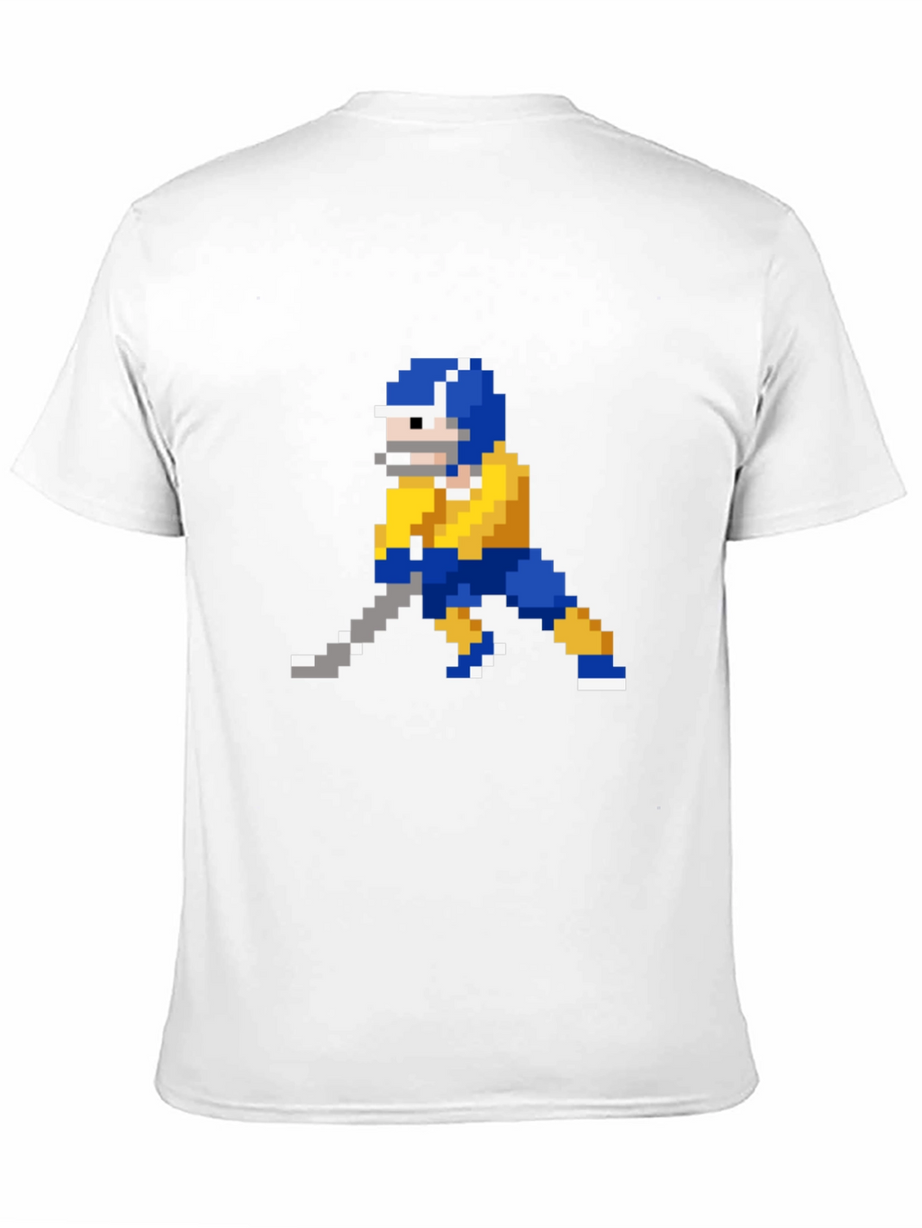 Retro 8-Bit Hockey Player Graphic T-Shirt
