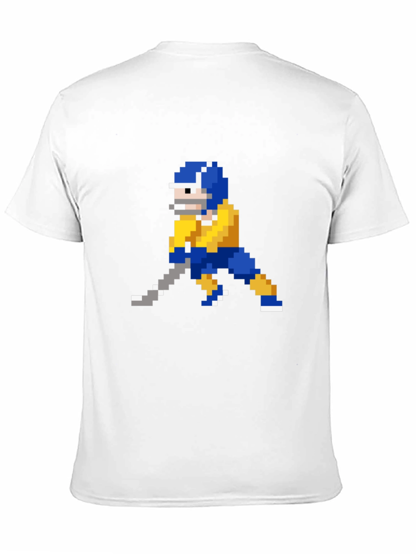Retro 8-Bit Hockey Player Graphic T-Shirt
