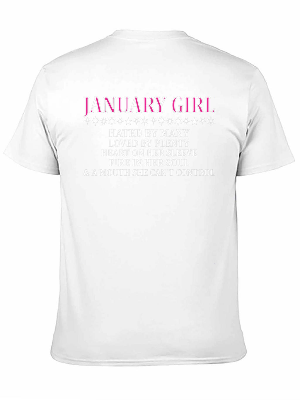 January Girl T-Shirt - Birthday Gift