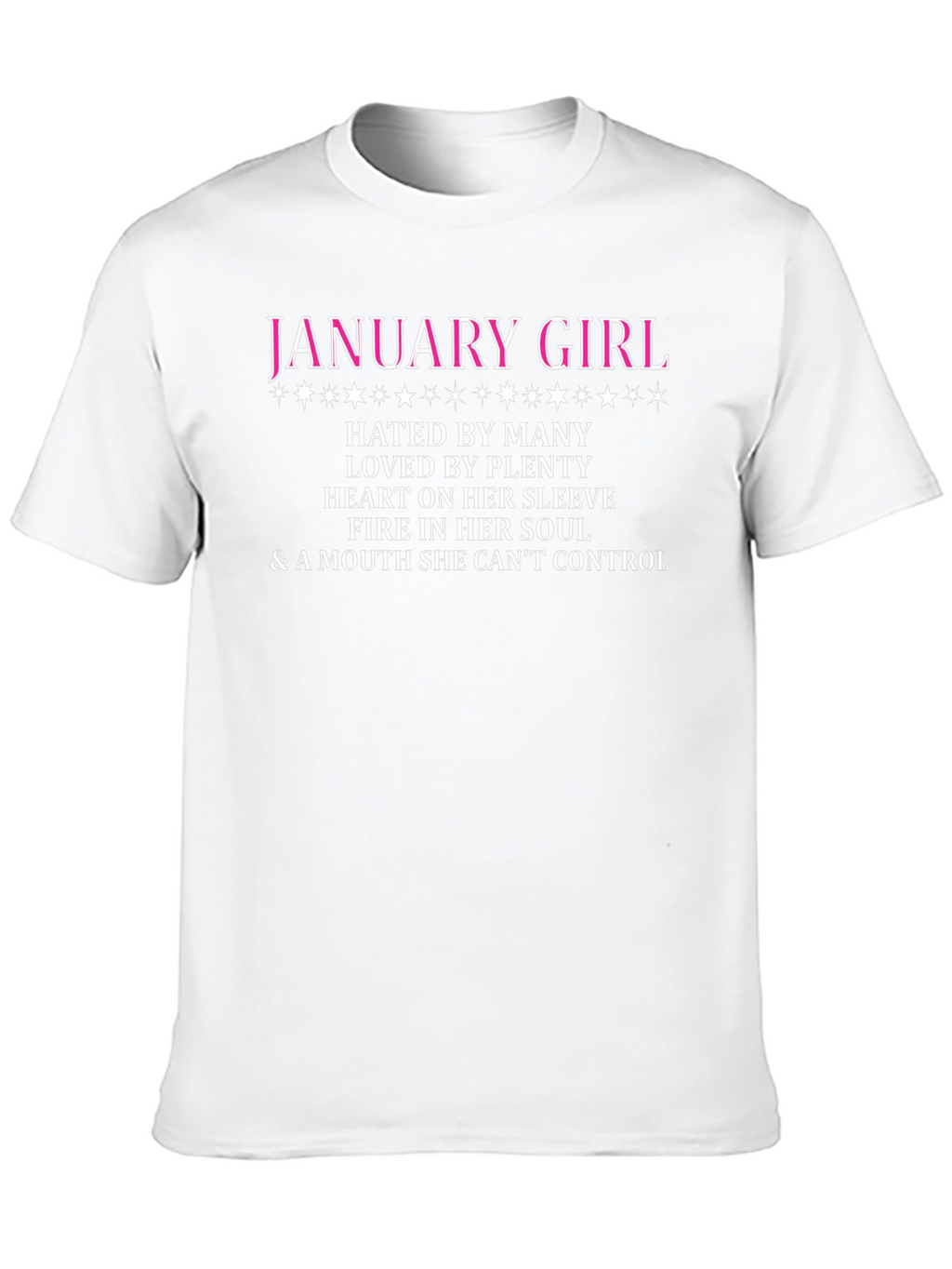January Girl T-Shirt - Birthday Gift