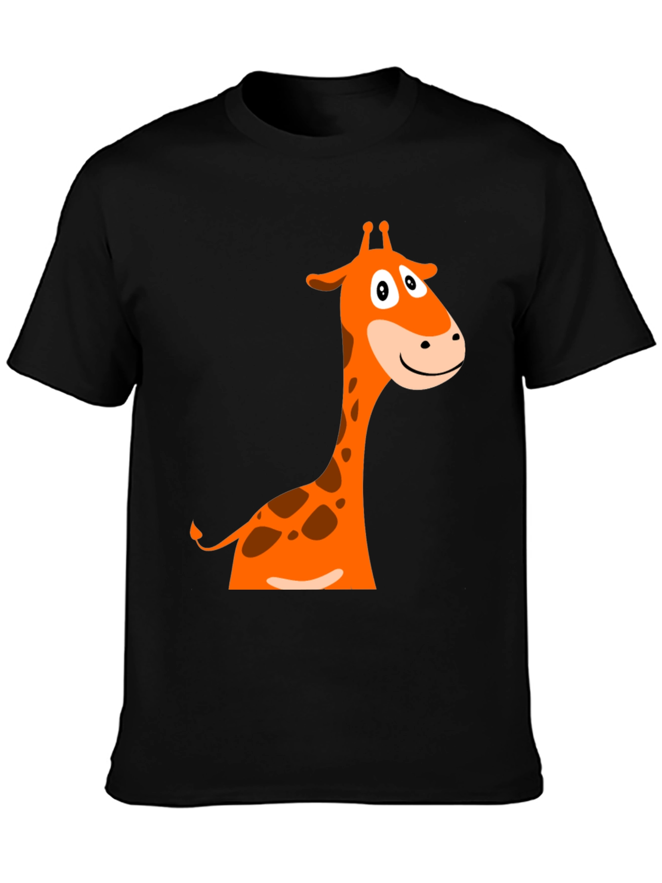 Giraffe Graphic Tee - Fun Cartoon Design