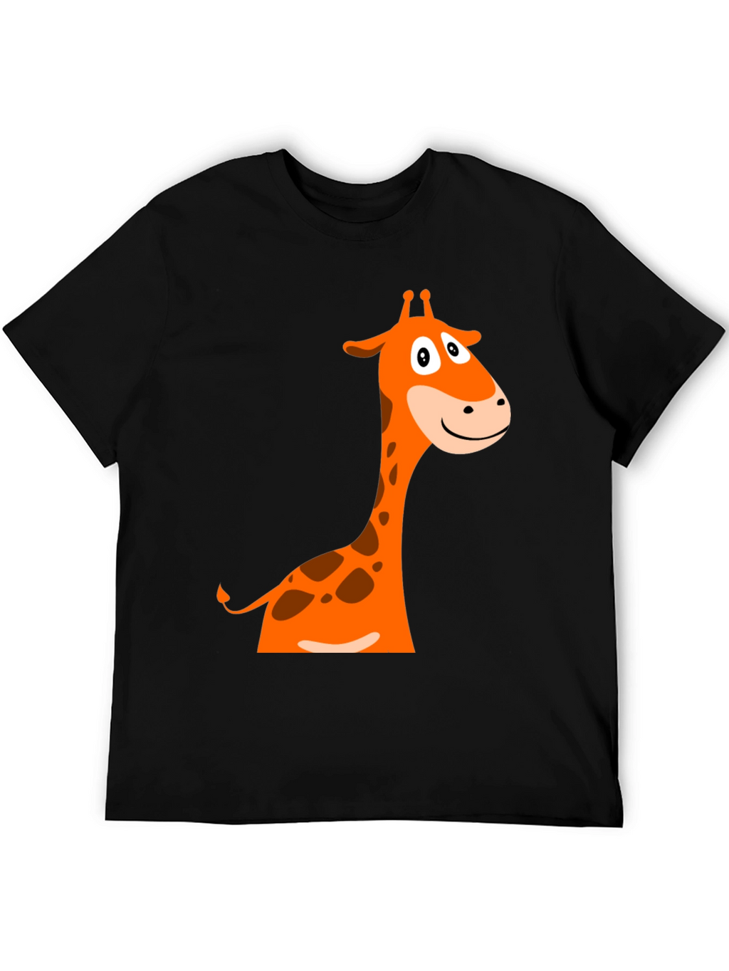 Giraffe Graphic Tee - Fun Cartoon Design