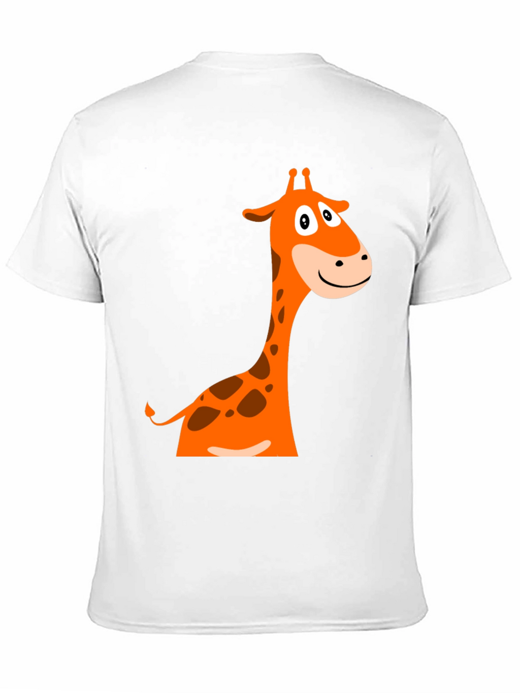 Giraffe Graphic Tee - Fun Cartoon Design
