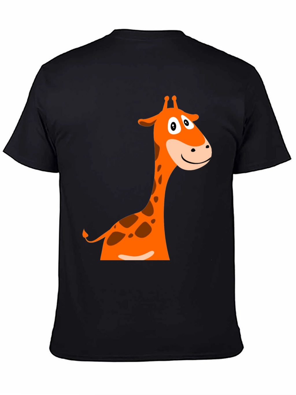 Giraffe Graphic Tee - Fun Cartoon Design
