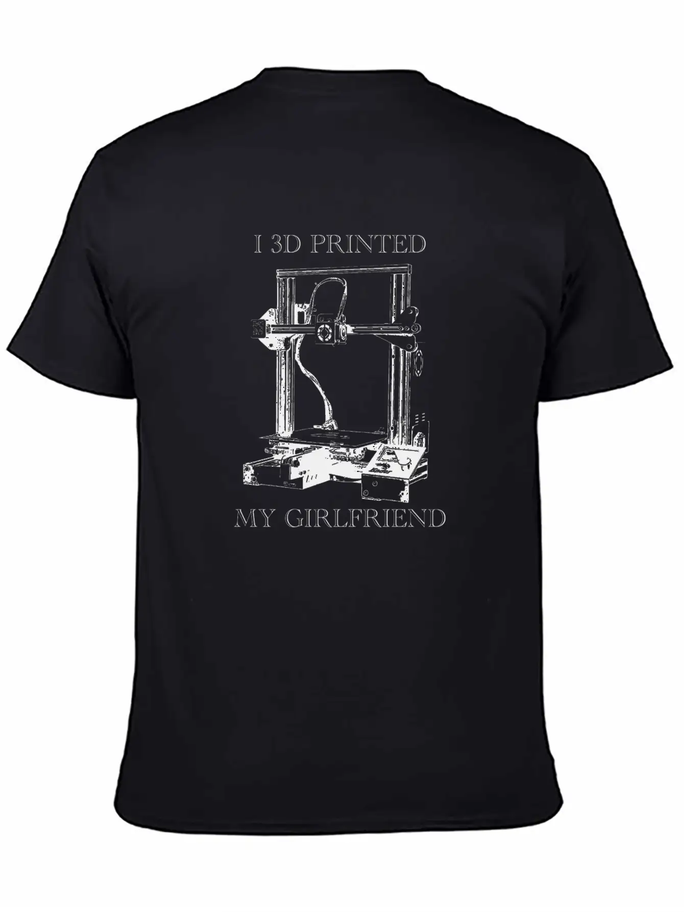 3D Printed Girlfriend Essential Cotton Tee For Daily Outfits – Unisex Style