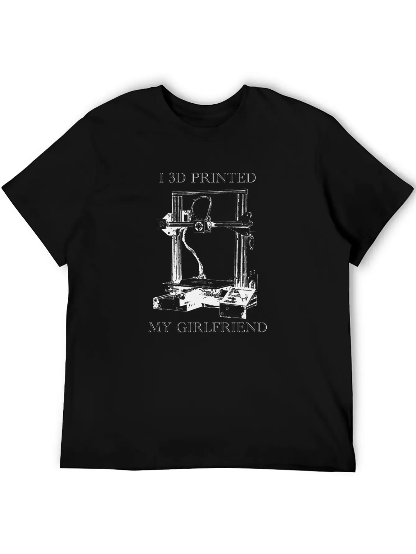 3D Printed Girlfriend Essential Cotton Tee For Daily Outfits – Unisex Style