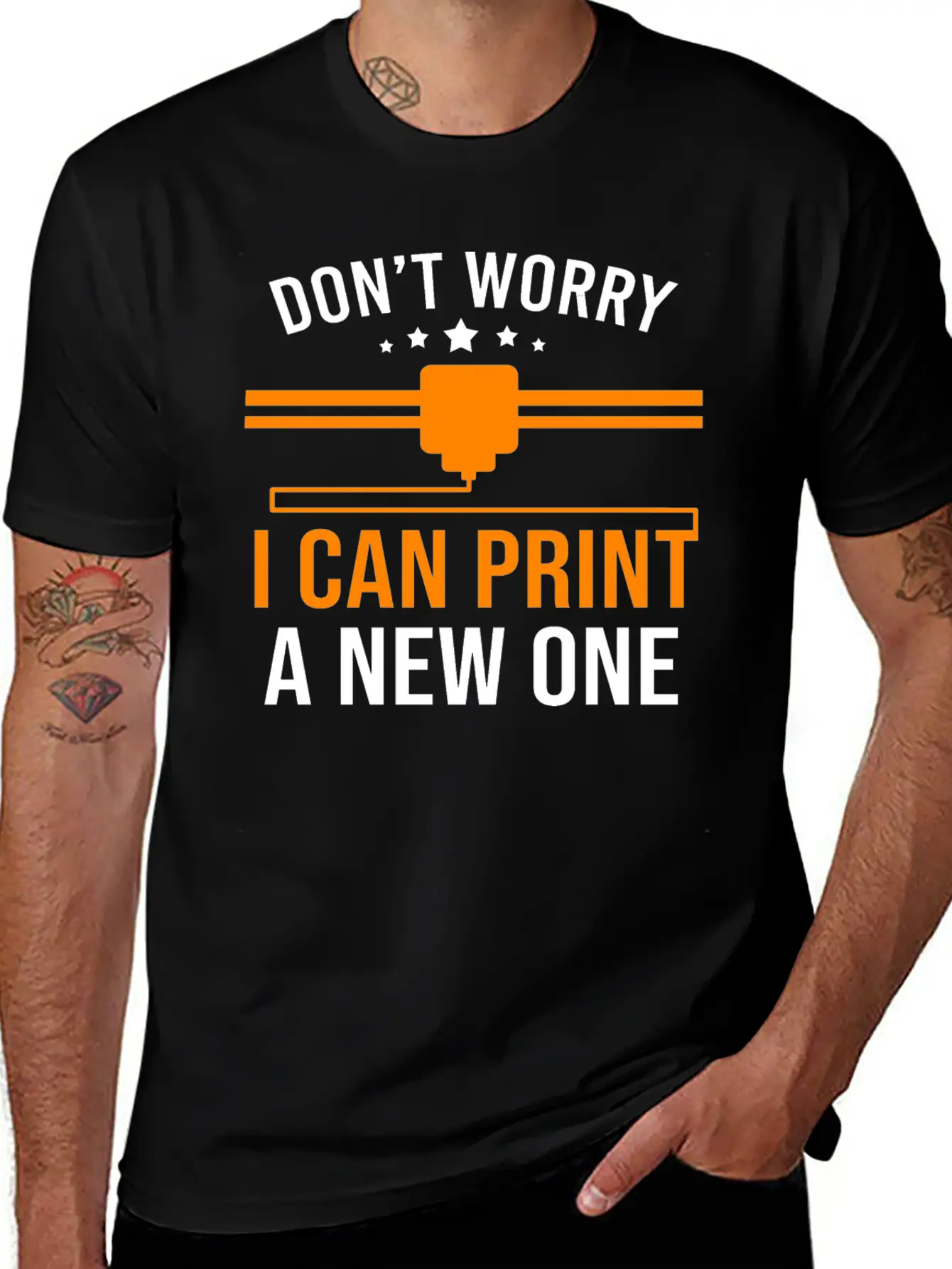 3D Printer Lovers Dont Worry I Can Print A New One Classic Cotton Tee – Unisex Comfort For Any Season