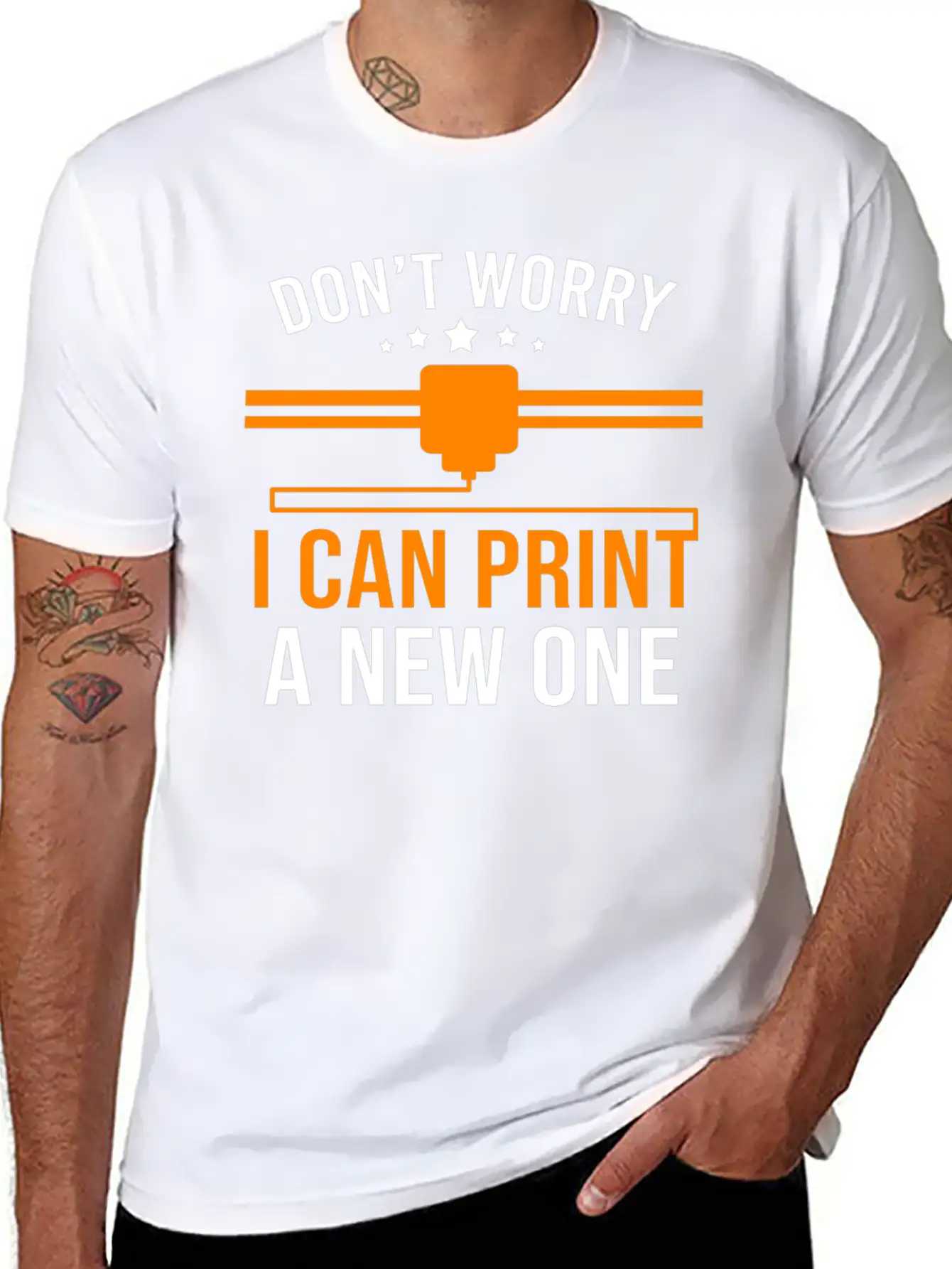 3D Printer Lovers Dont Worry I Can Print A New One Classic Cotton Tee – Unisex Comfort For Any Season