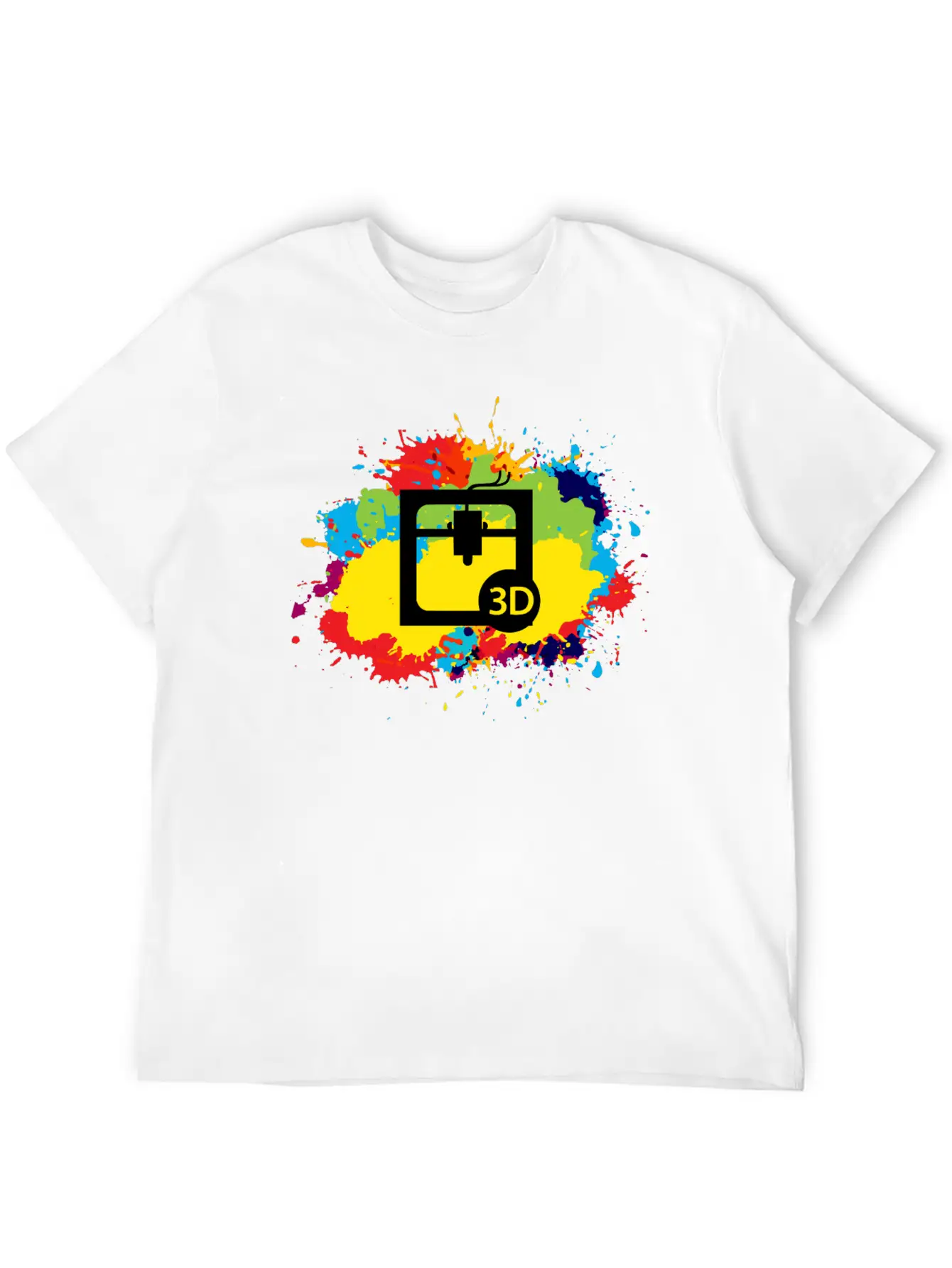 3d Printing Printer Operator Water Colour Gift Basic Graphic T-Shirt – Daily Comfort In Soft Cotton
