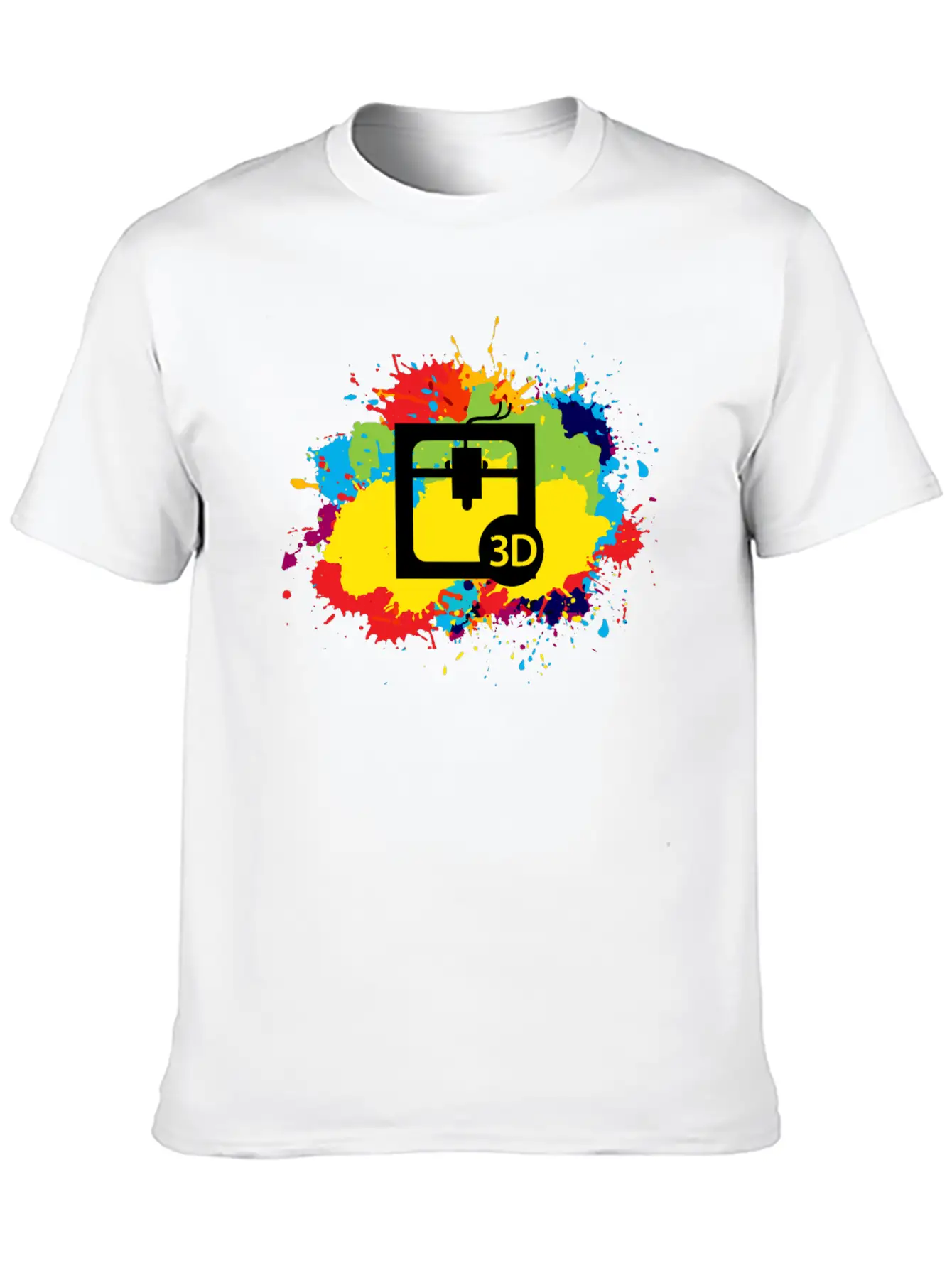 3d Printing Printer Operator Water Colour Gift Basic Graphic T-Shirt – Daily Comfort In Soft Cotton