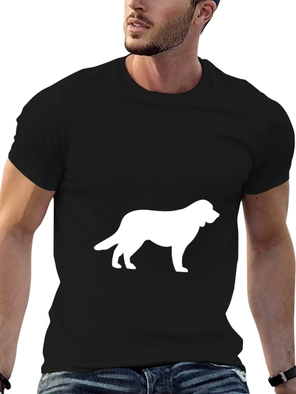 Dog Lovers Black T-Shirt