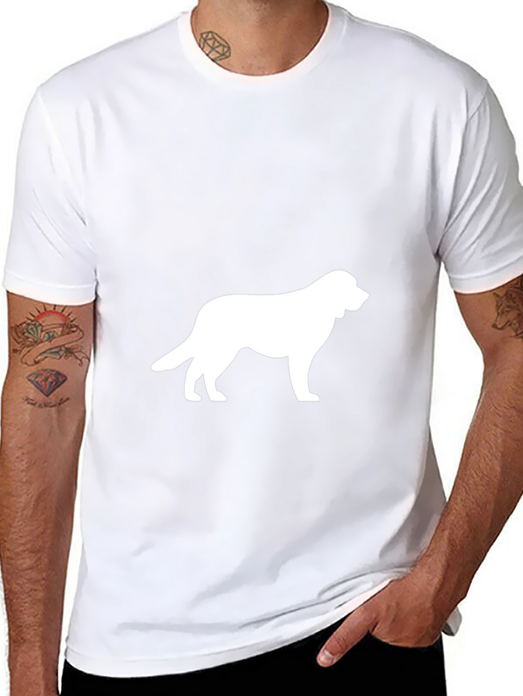 Dog Lovers Black T-Shirt