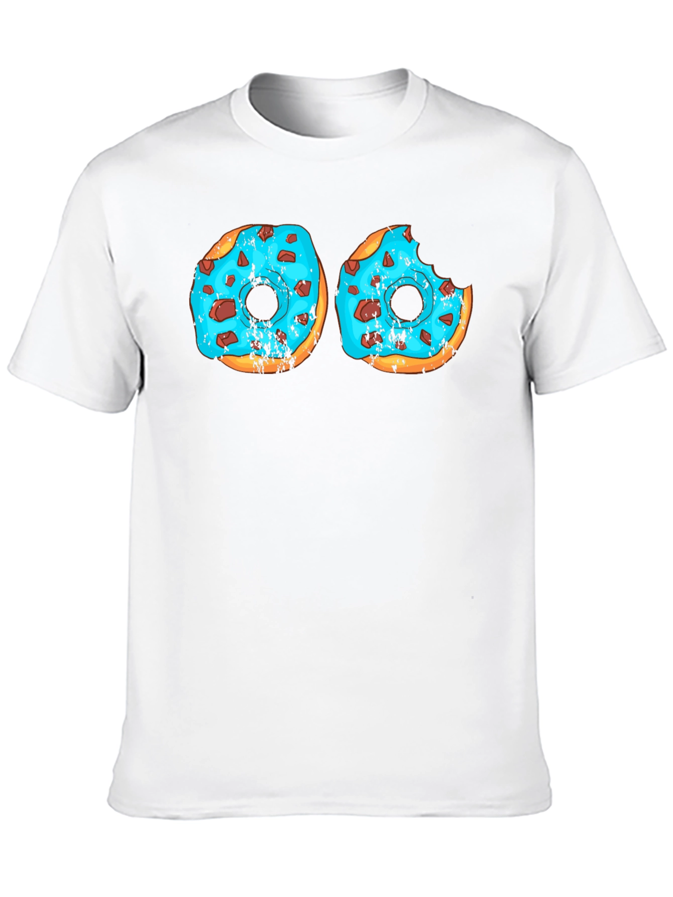 Donut Worry Black Graphic Tee