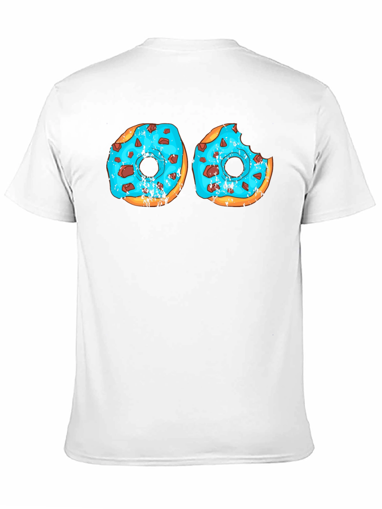 Donut Worry Black Graphic Tee
