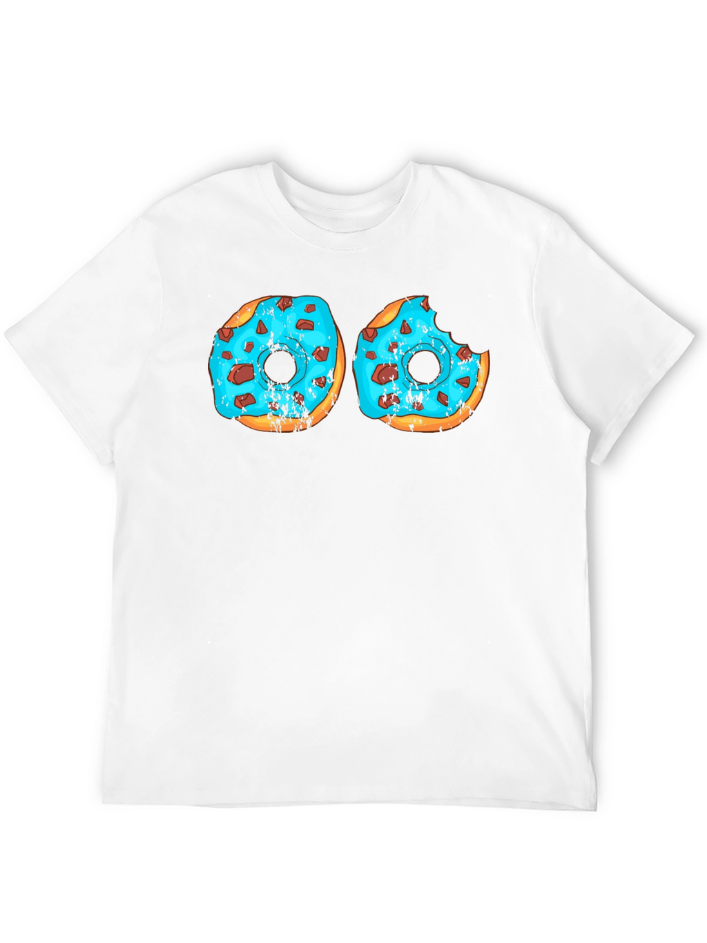 Donut Worry Black Graphic Tee