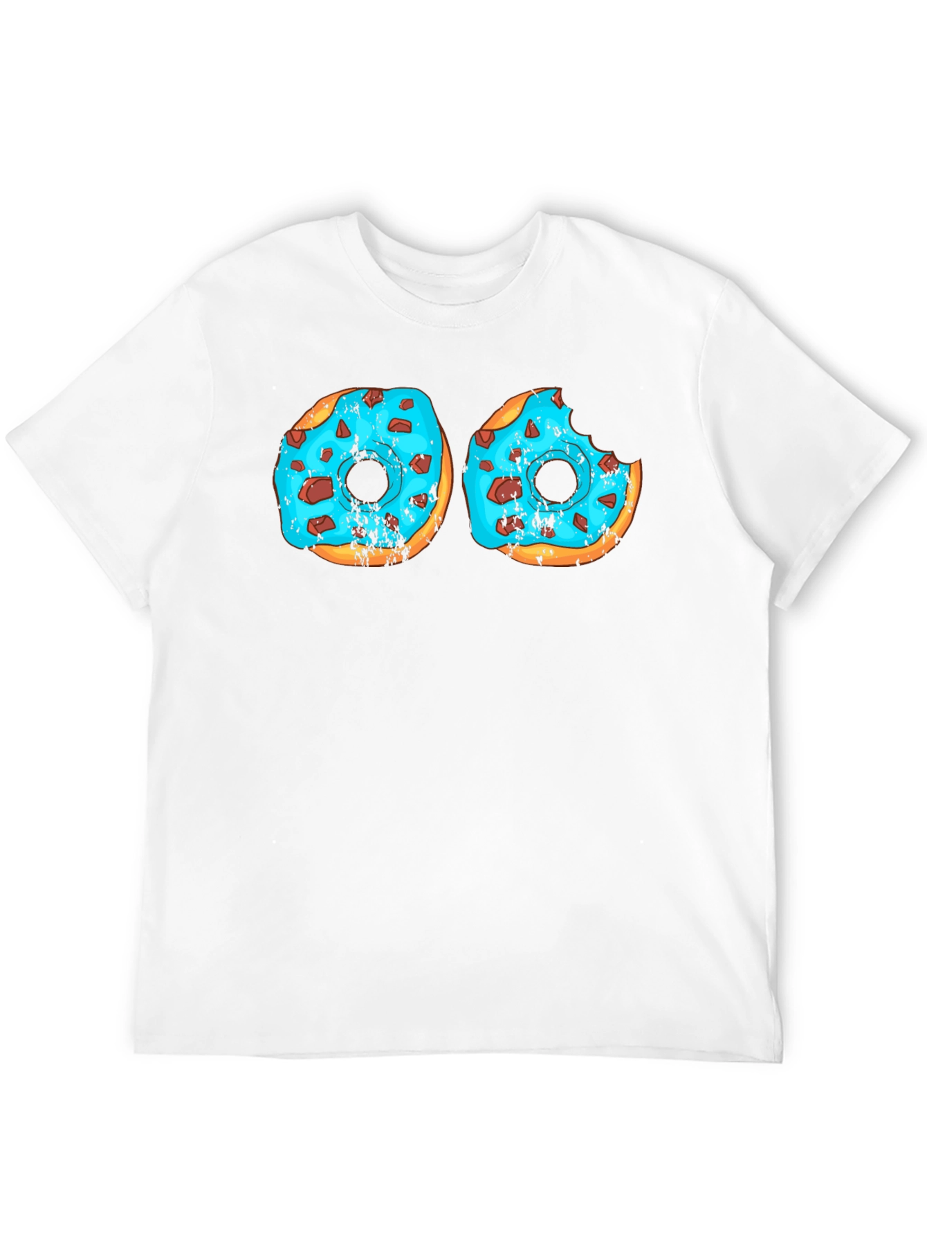 Donut Worry Black Graphic Tee