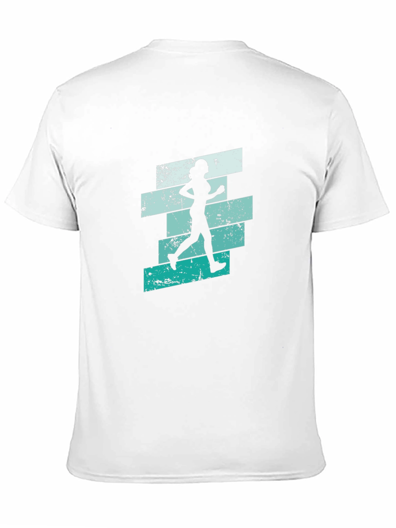 Running Woman Graphic T-Shirt - Cool Retro Design
