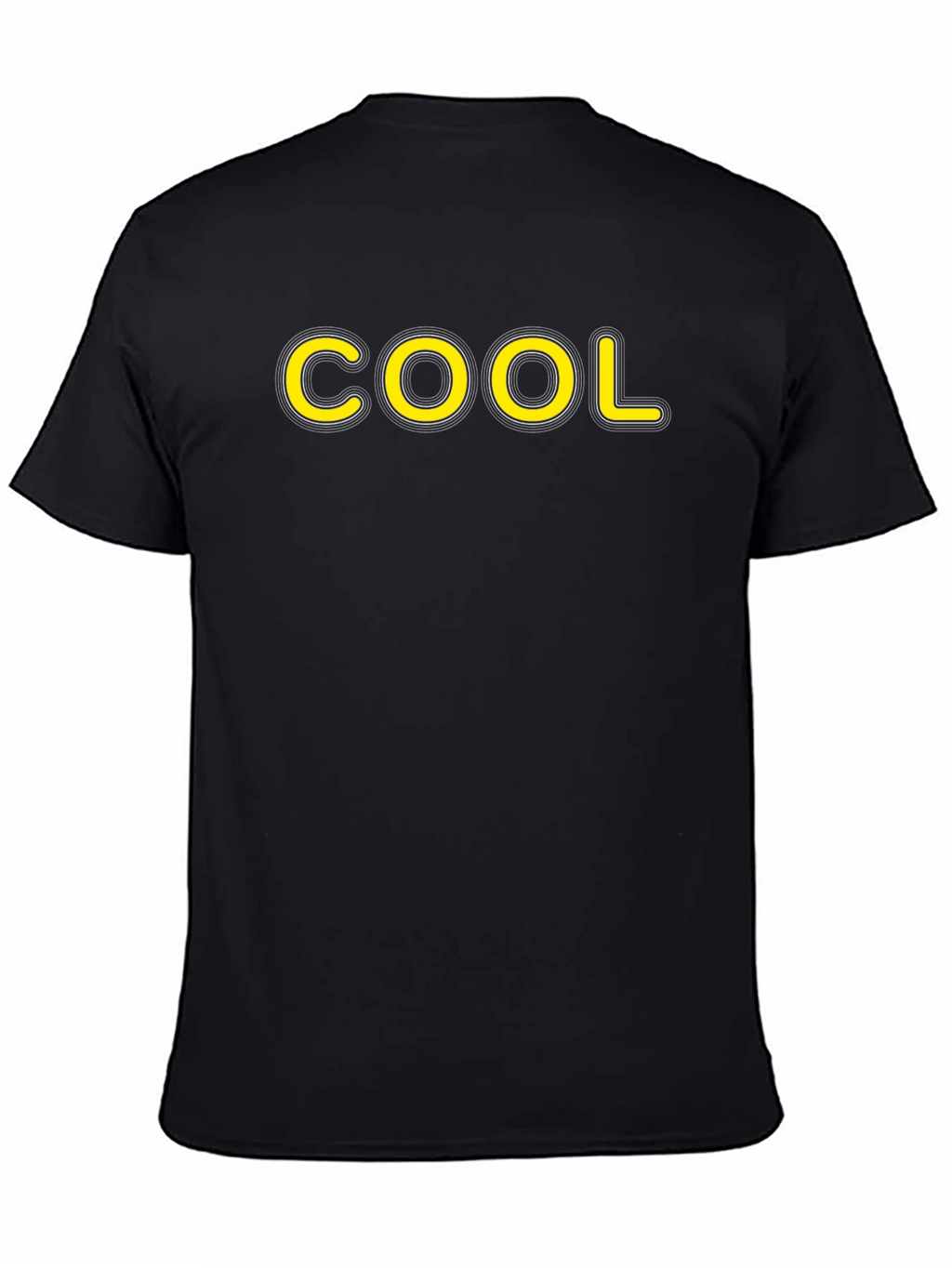COOL Graphic Tee - Black Cotton T-Shirt