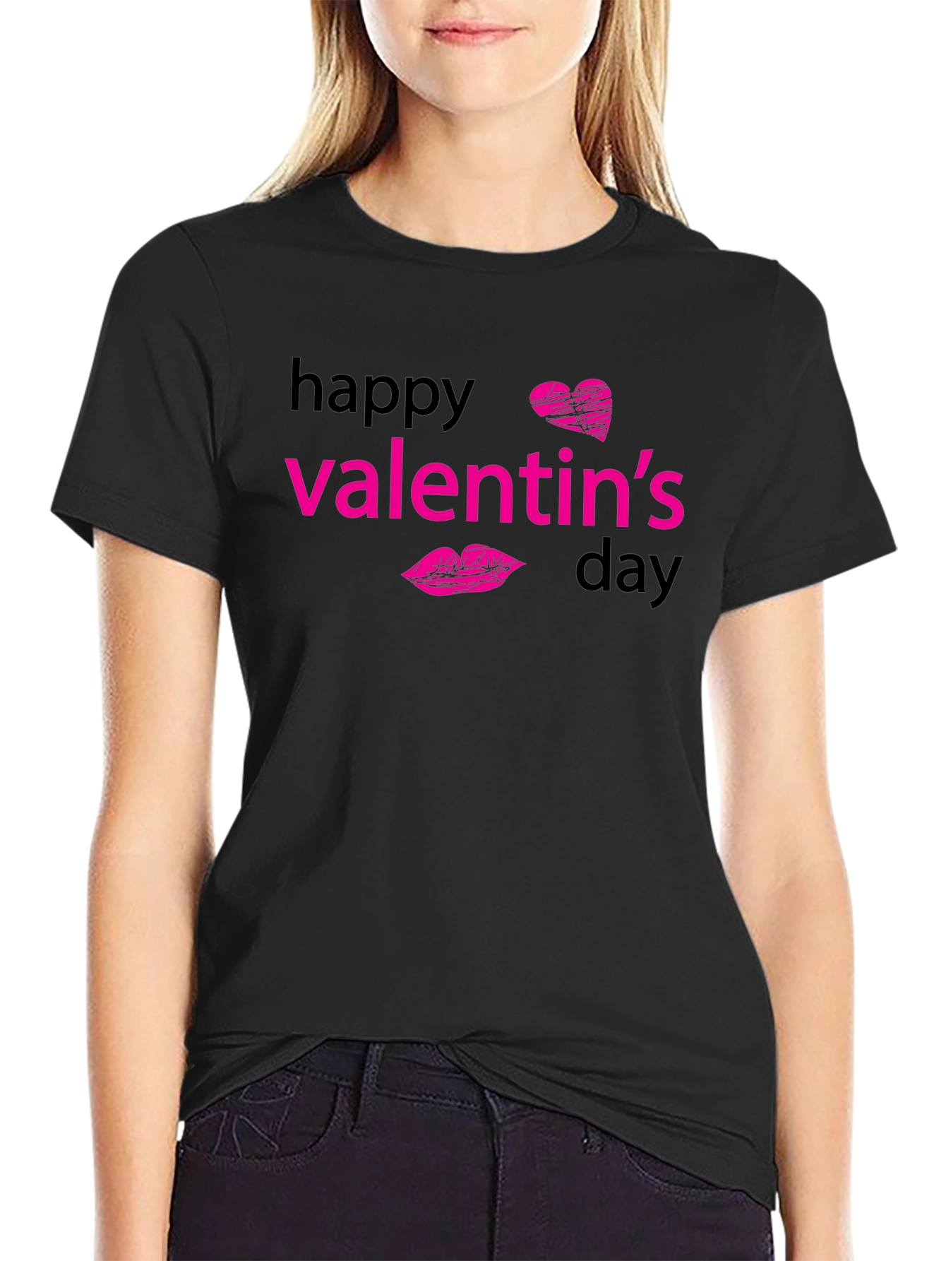 Happy Valentines Day Graphic T-Shirt