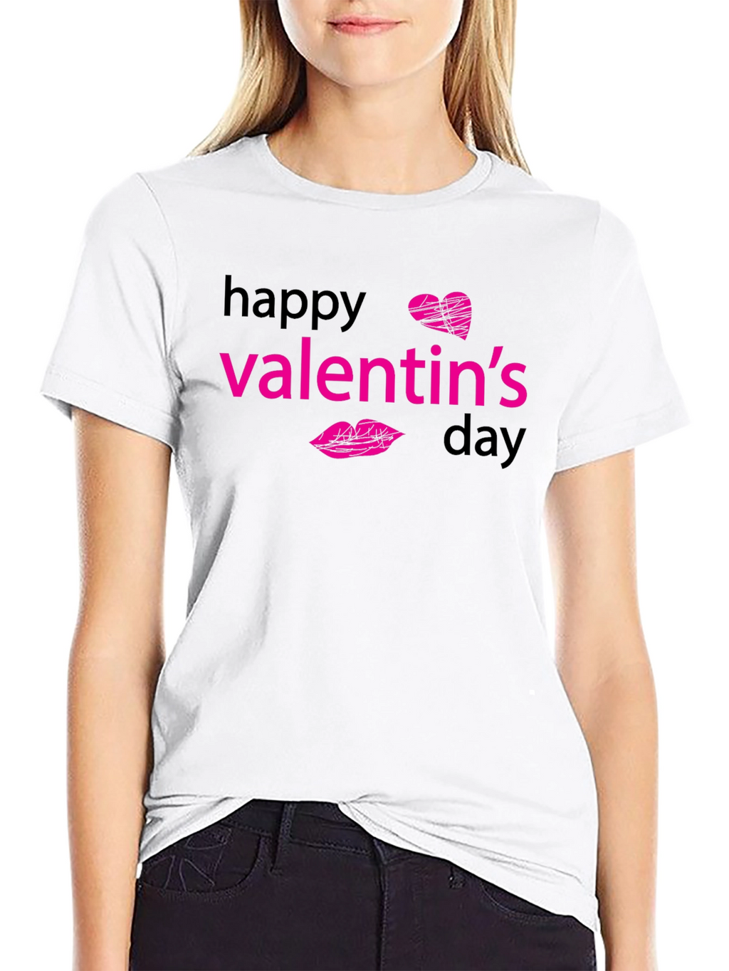 Happy Valentines Day Graphic T-Shirt