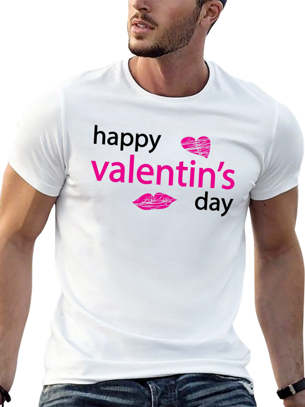 Happy Valentines Day Graphic T-Shirt