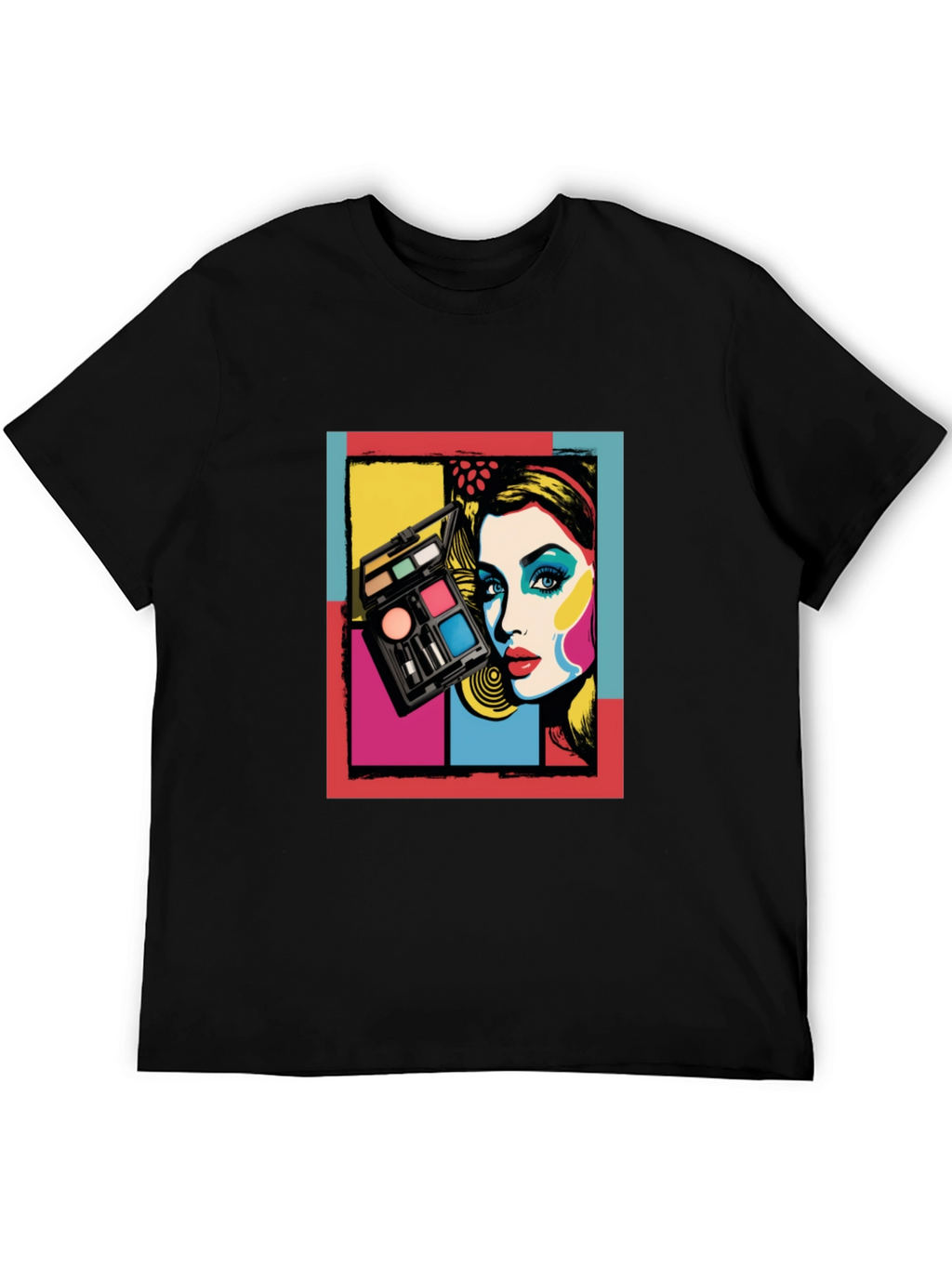 Retro Makeup Artist T-Shirt - Pop Art Fashion Tee