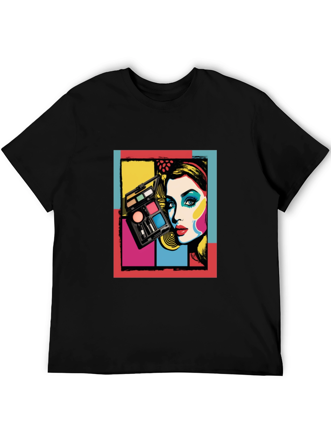 Retro Makeup Artist T-Shirt - Pop Art Fashion Tee