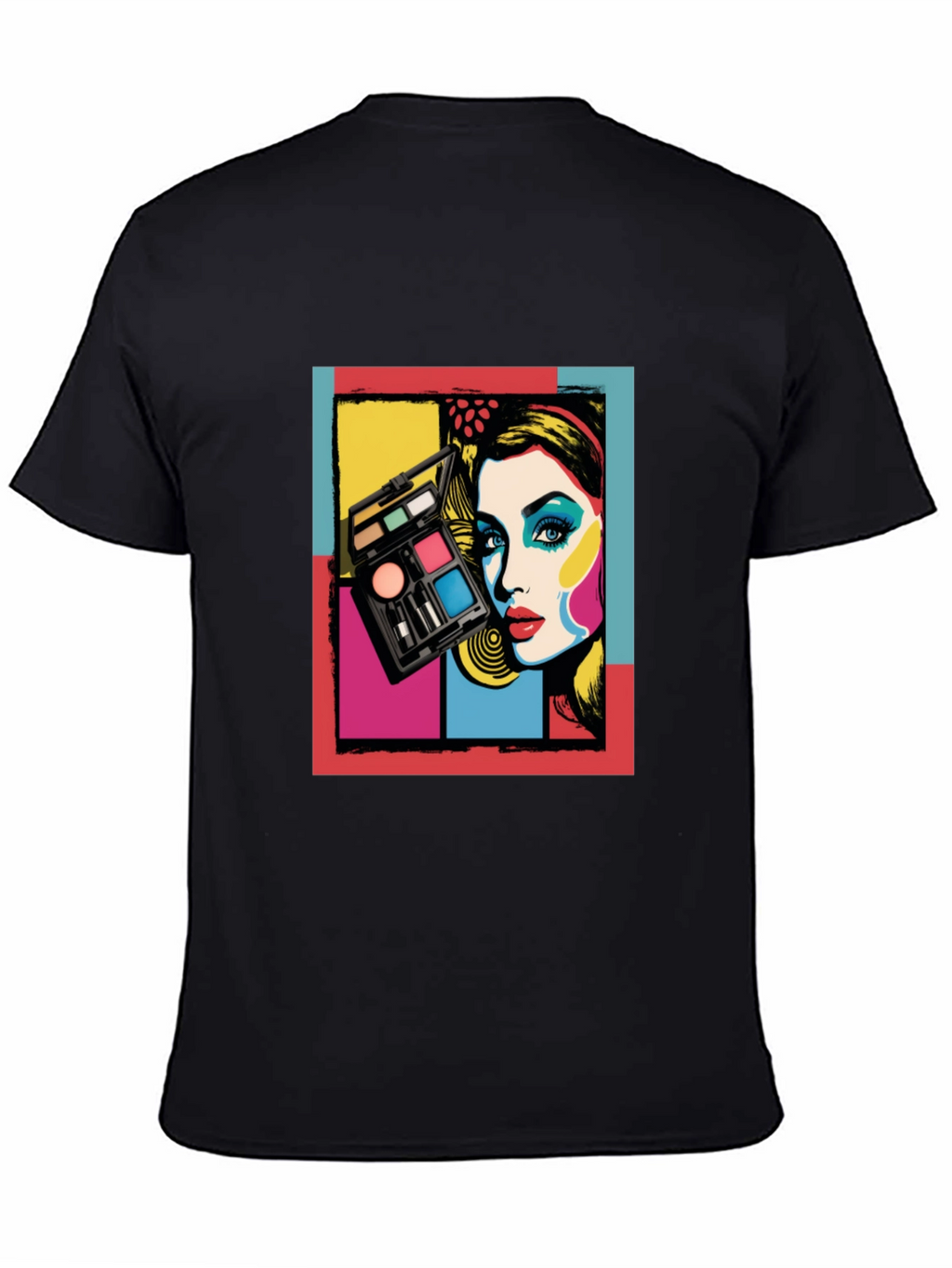 Retro Makeup Artist T-Shirt - Pop Art Fashion Tee