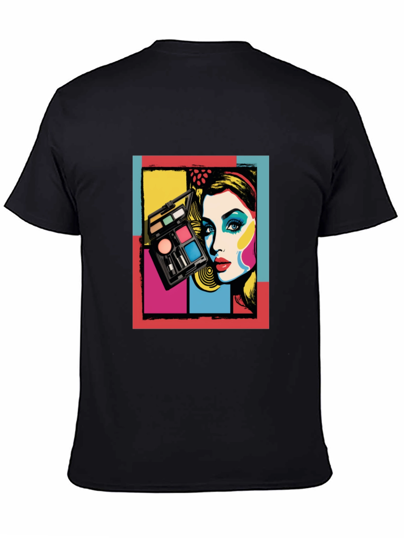 Retro Makeup Artist T-Shirt - Pop Art Fashion Tee