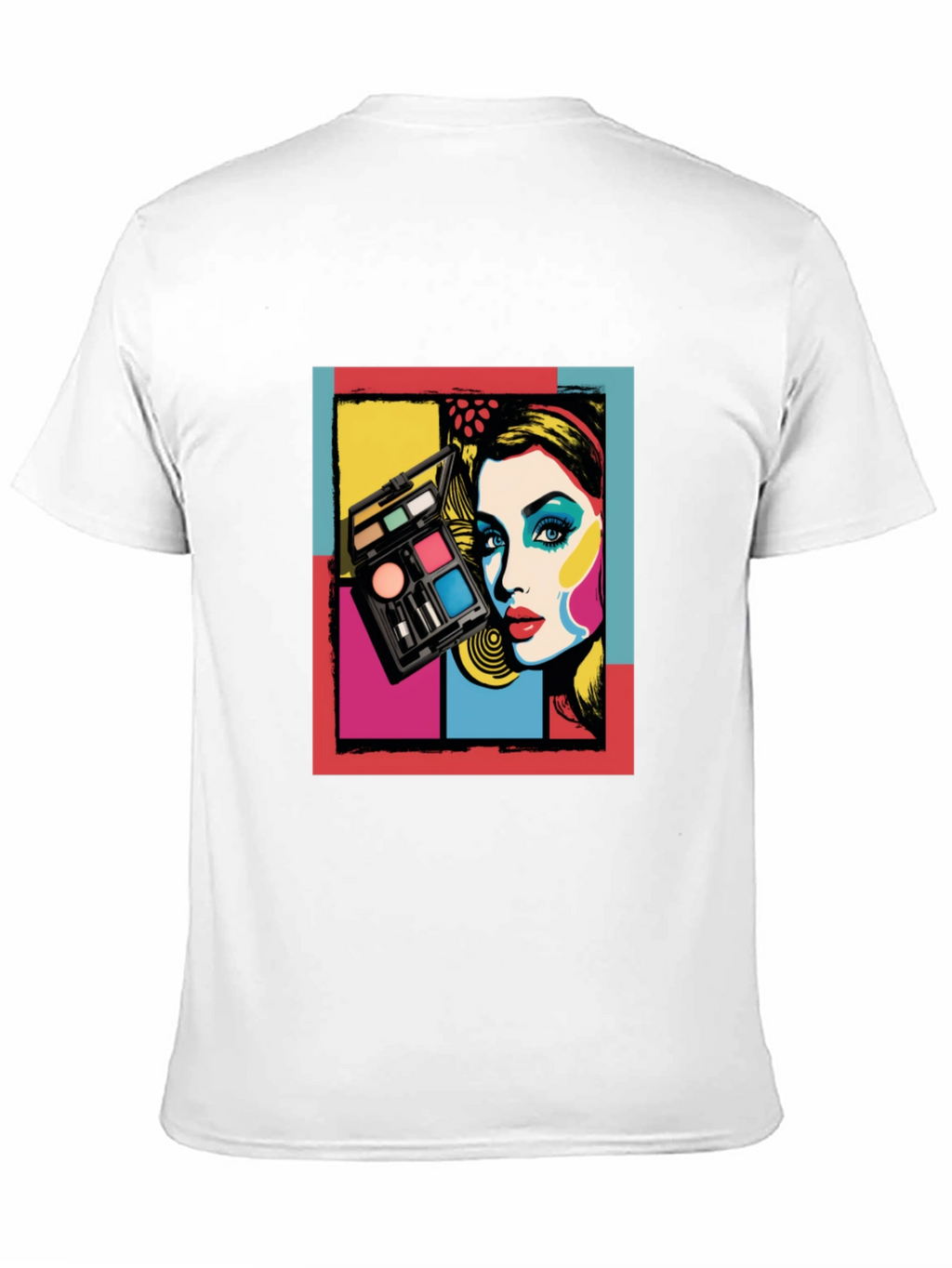 Retro Makeup Artist T-Shirt - Pop Art Fashion Tee