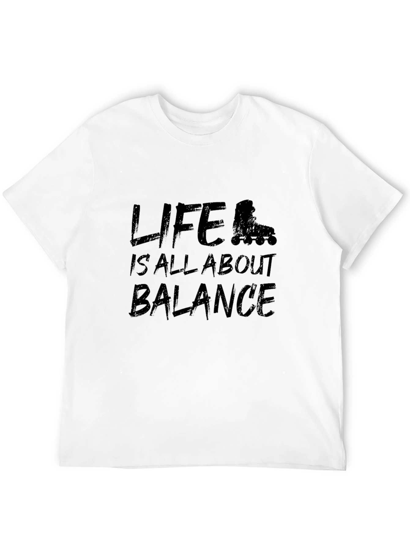 Life is About Balance Roller Skate T-Shirt