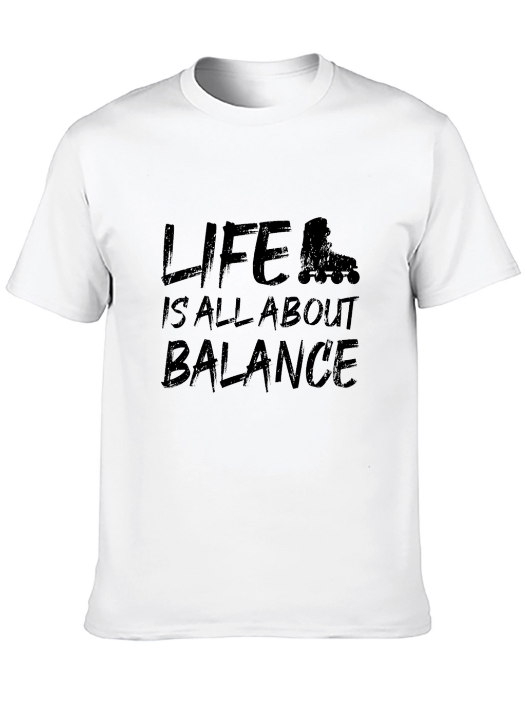 Life is About Balance Roller Skate T-Shirt