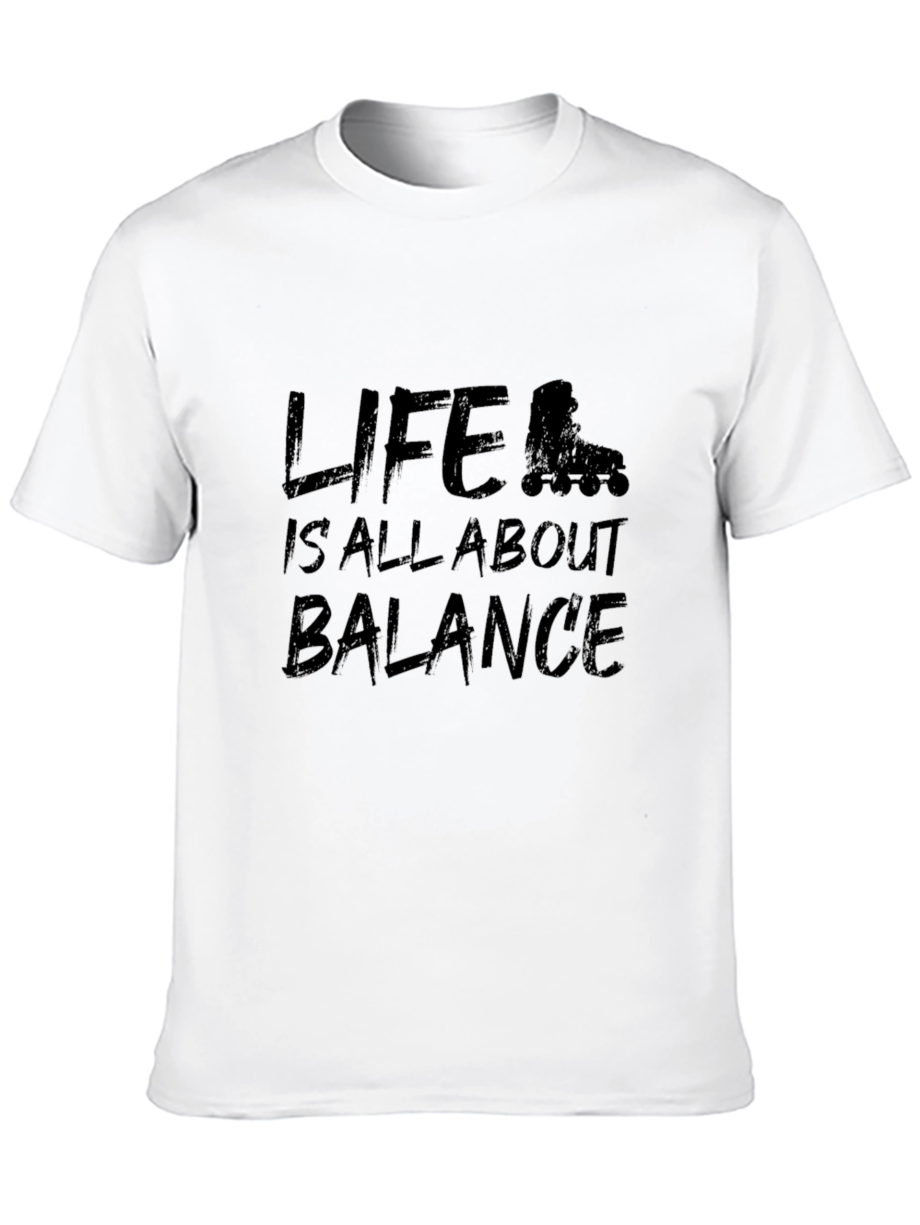 Life is About Balance Roller Skate T-Shirt