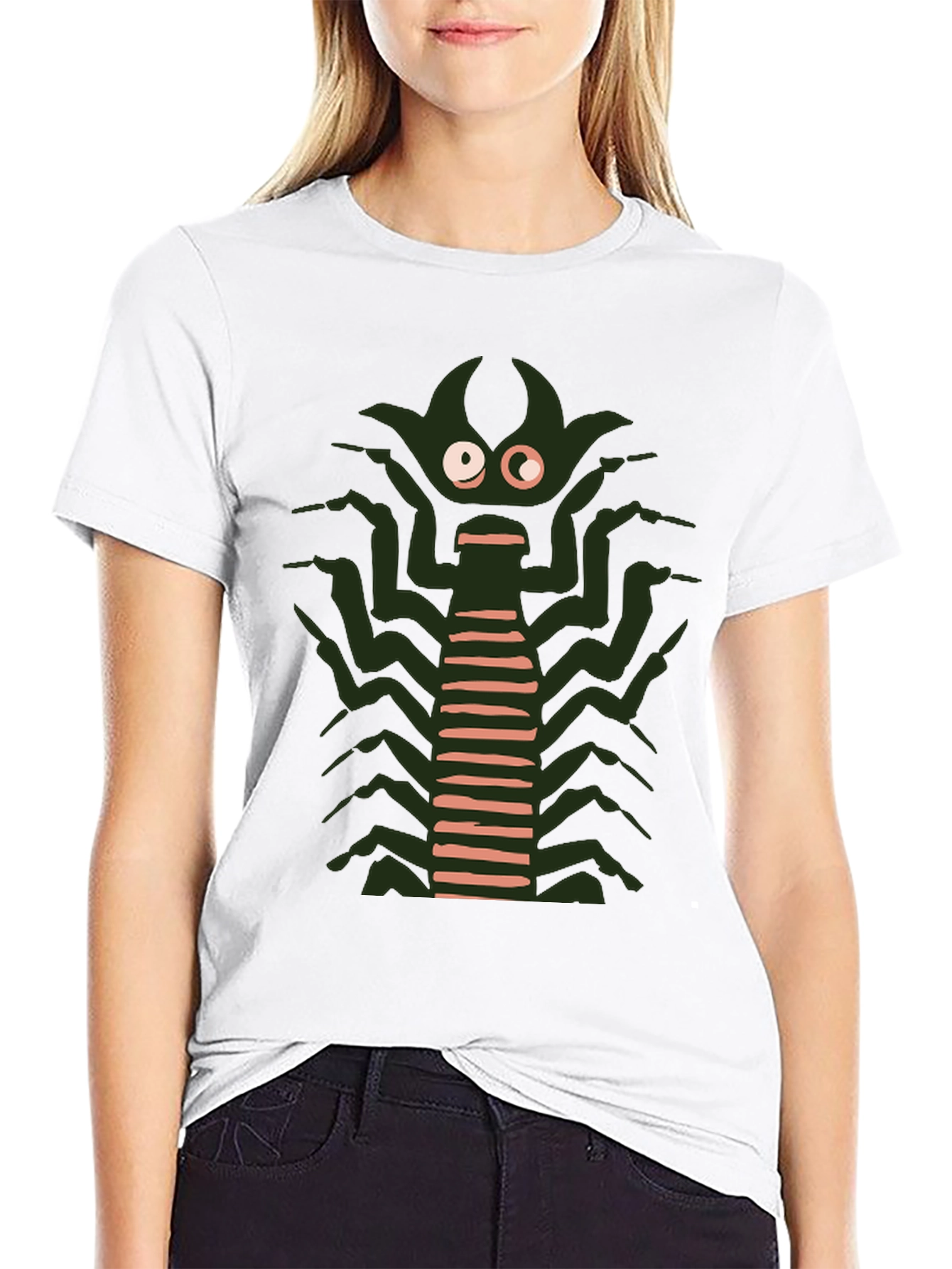 Monster Graphic Tee - Black