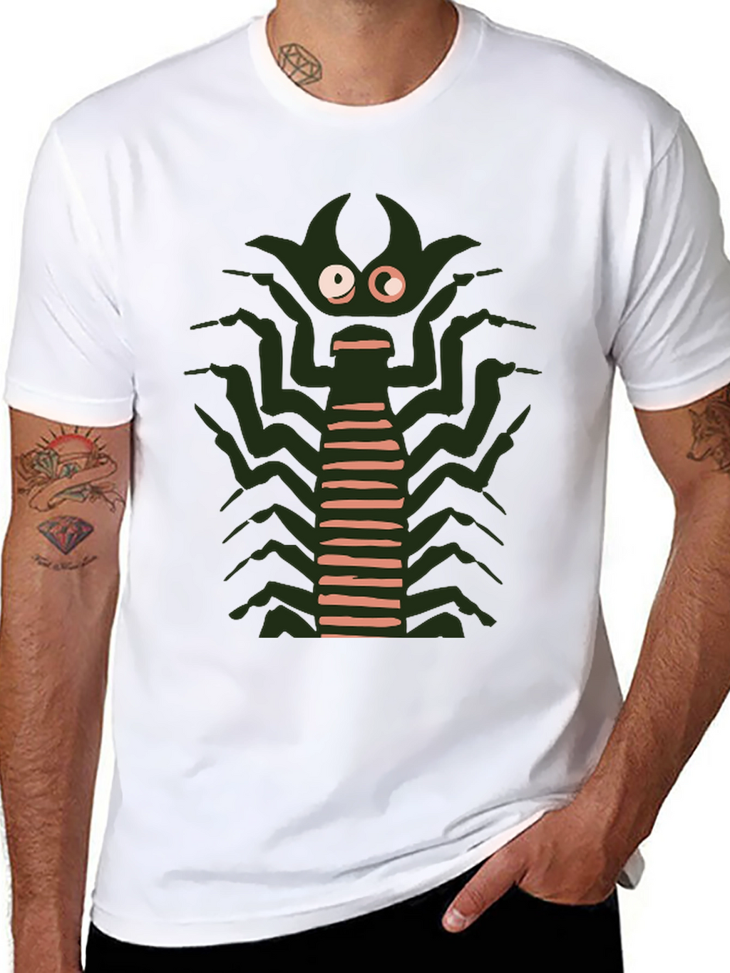 Monster Graphic Tee - Black