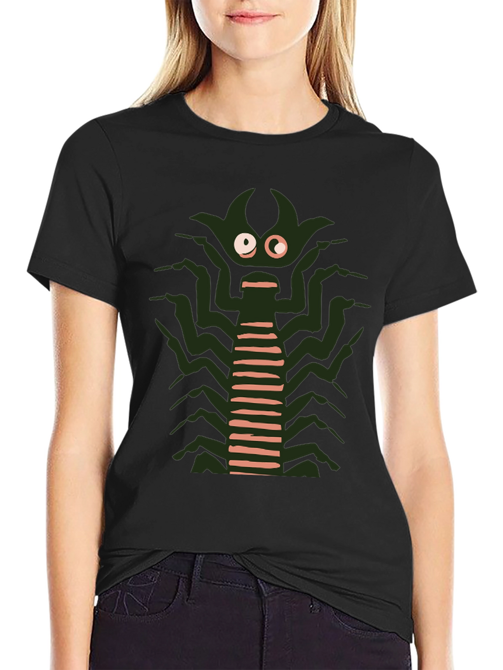 Monster Graphic Tee - Black